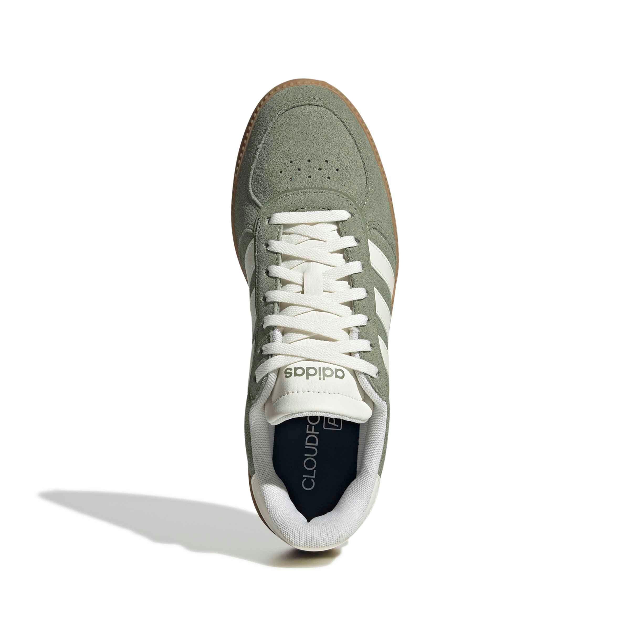 adidas Breaknet Sleek "Tent Green/Core White/Gum 3" Women's Shoe - GREEN/WHITE/GUM