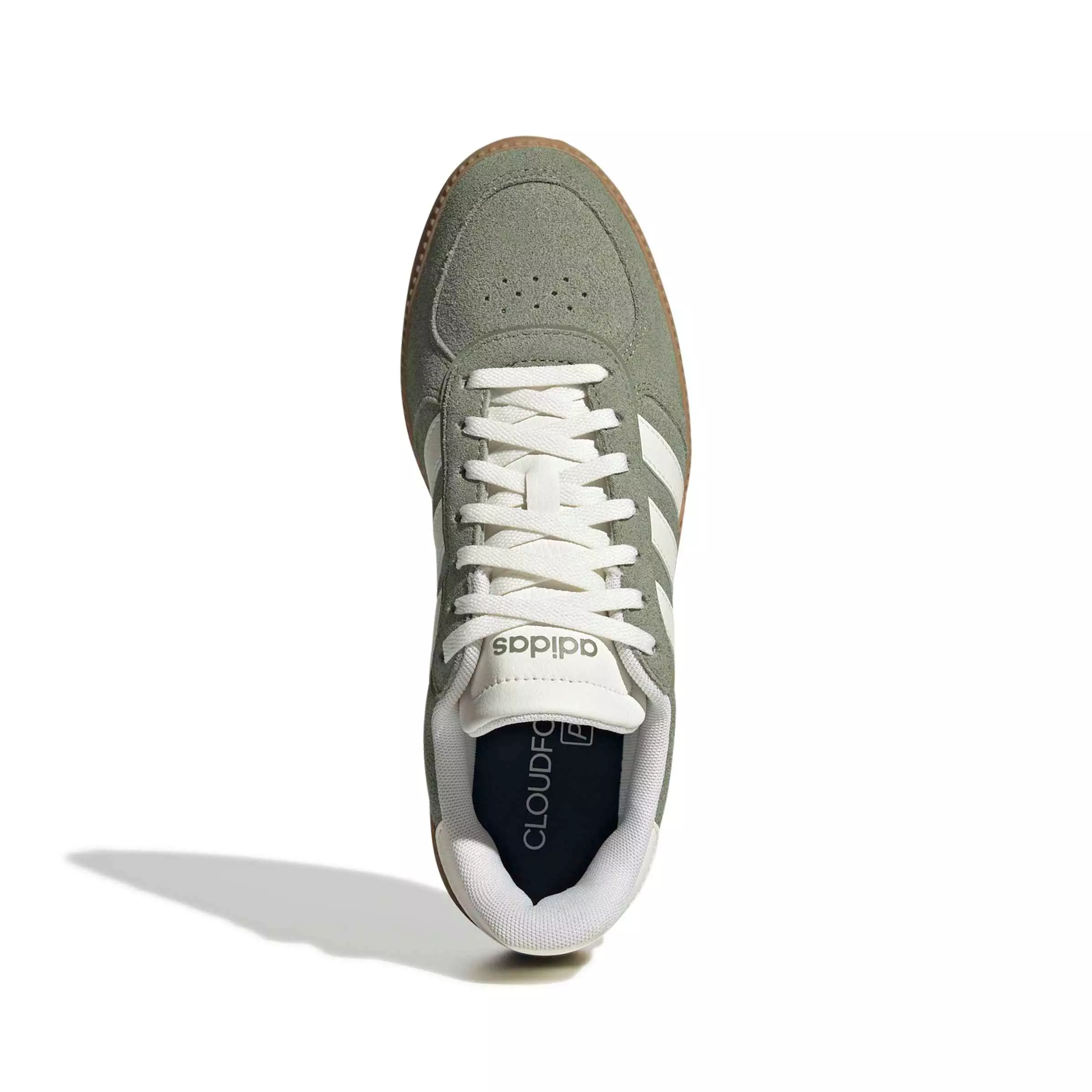 adidas Breaknet Sleek "Tent Green/Core White/Gum 3" Women's Shoe - GREEN/WHITE/GUM