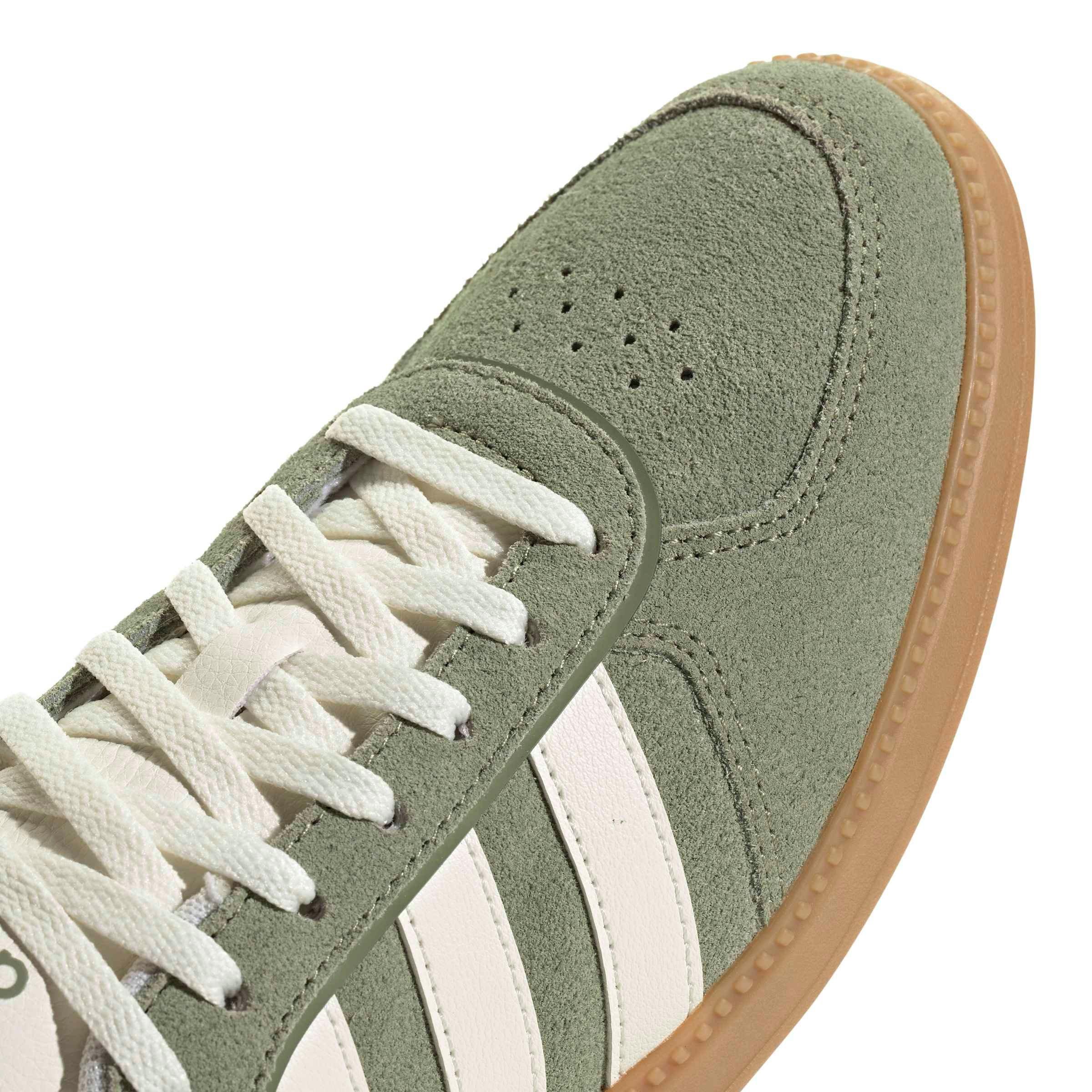 adidas Breaknet Sleek "Tent Green/Core White/Gum 3" Women's Shoe - GREEN/WHITE/GUM