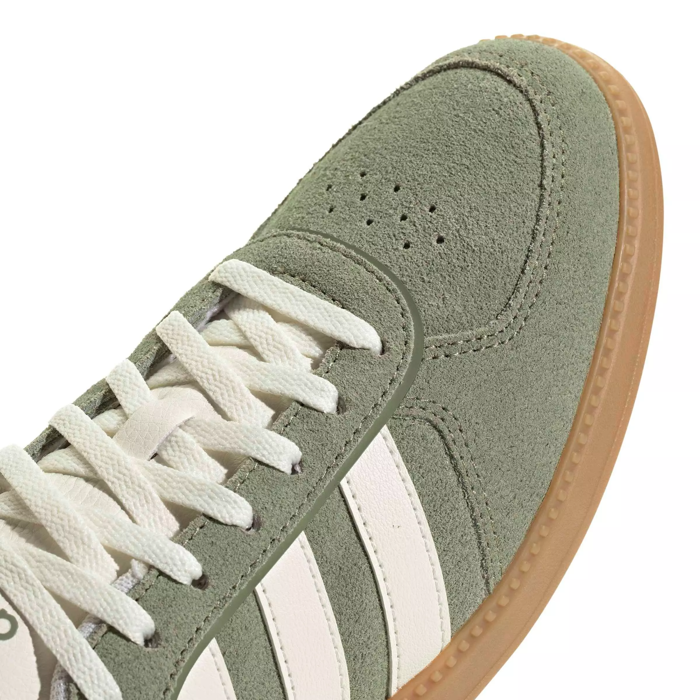 adidas Breaknet Sleek "Tent Green/Core White/Gum 3" Women's Shoe - GREEN/WHITE/GUM