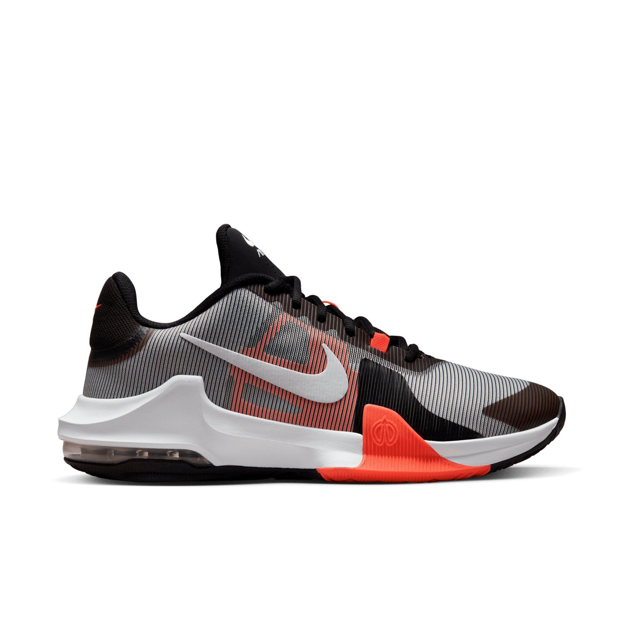 Nike Air Max Impact 4 "Black/White/Bright Crimson/Wolf Grey" Men's Basketball Shoe - BLACK/WHITE/CRIMSON/GREY Thumbnail View 1