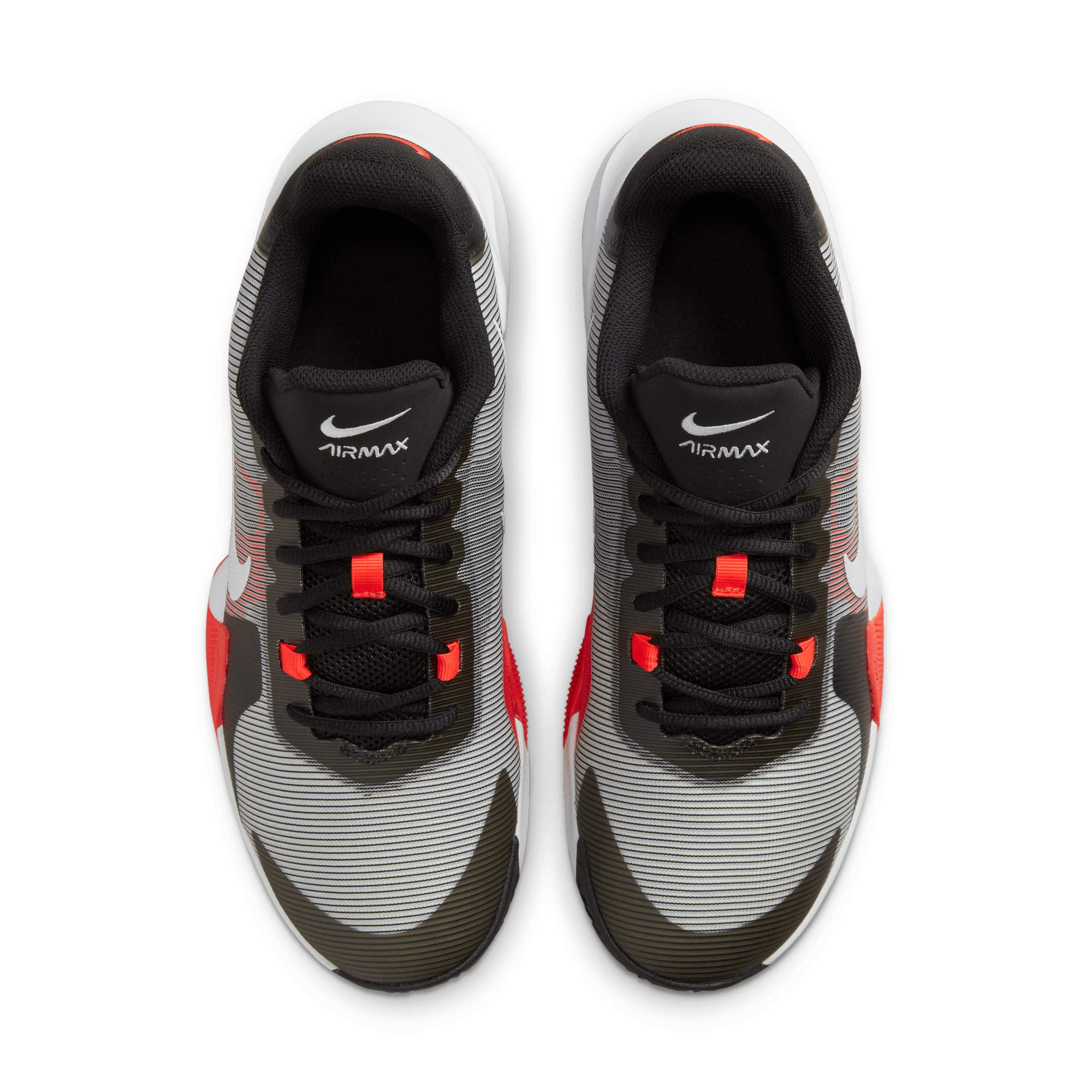Nike Air Max Impact 4 "Black/White/Bright Crimson/Wolf Grey" Men's Basketball Shoe - BLACK/WHITE/CRIMSON/GREY Thumbnail View 4