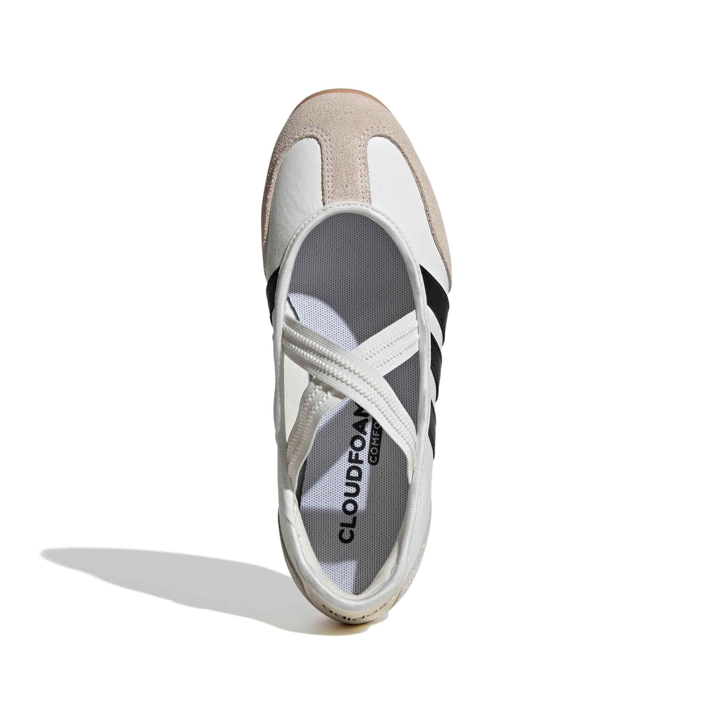 adidas Barreda Mary Jane "Core White/Core Black/Gum 3" Women's Shoe - WHITE/BLACK/GUM