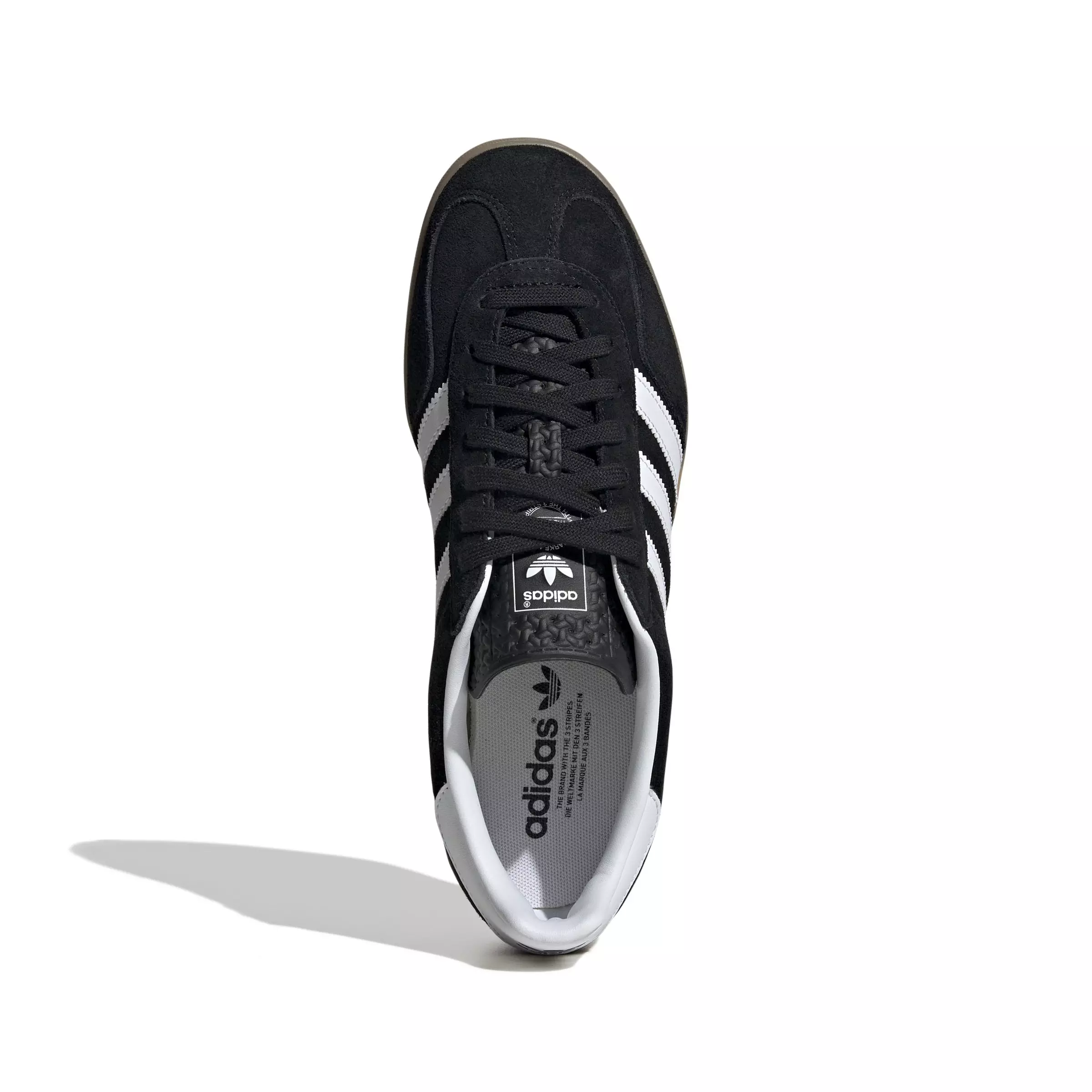adidas Originals Gazelle "Core Black/Ftwr White/Gum 2" Men's Shoe - BLACK/WHITE/GUM