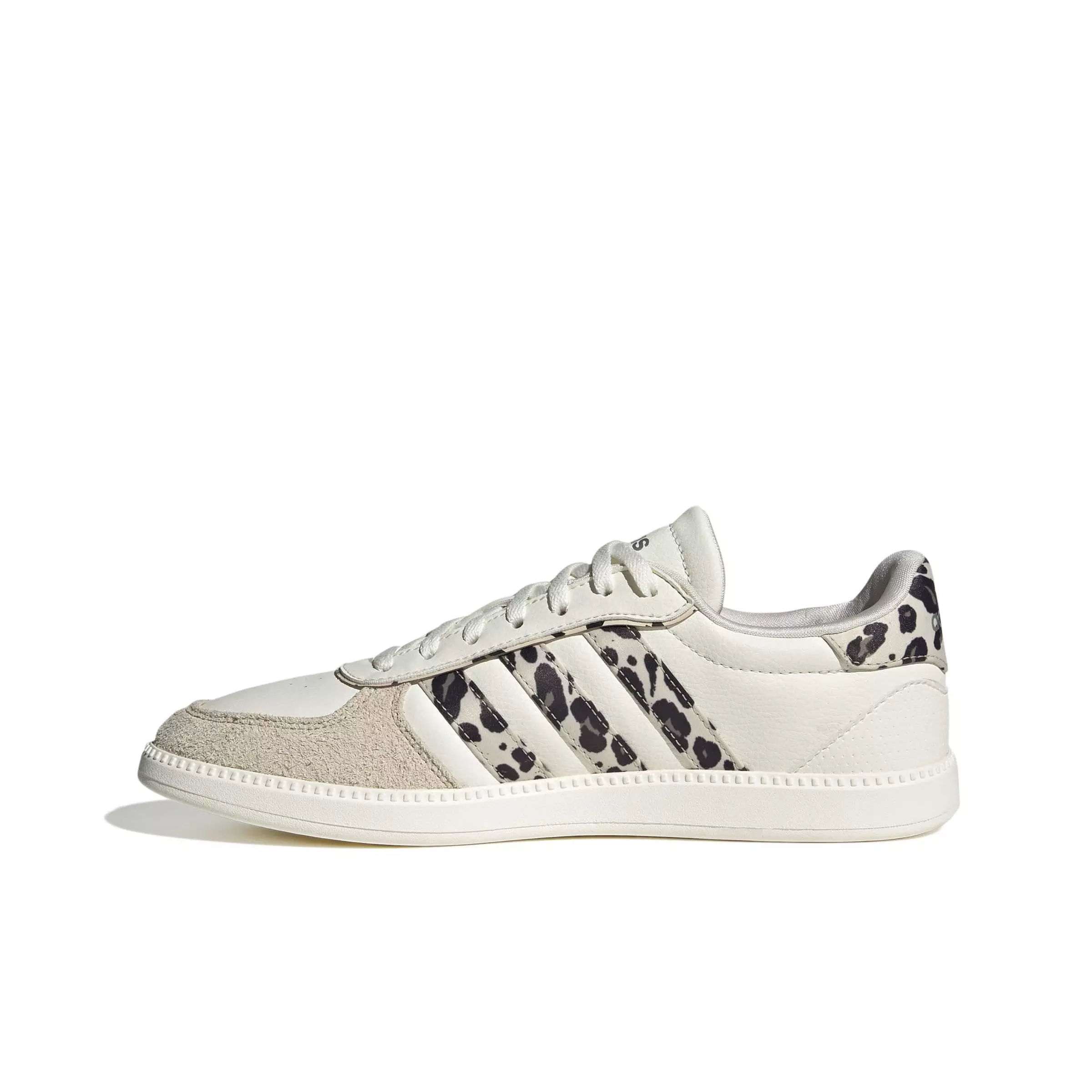 adidas Breaknet Sleek "Core White/Crystal Linen/Khaki Six" Women's Shoe - WHITE/LINEN/KHAKI
