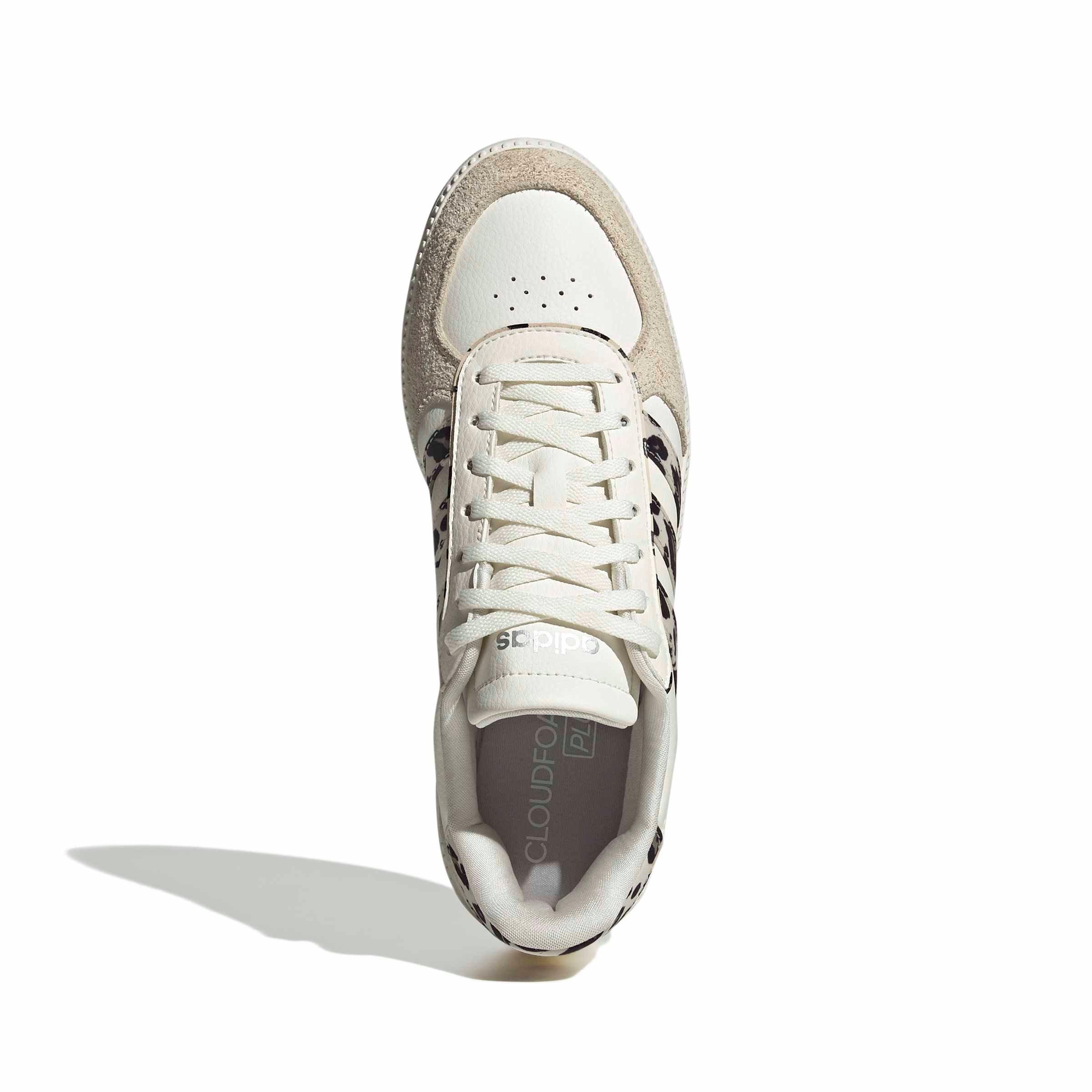 adidas Breaknet Sleek "Core White/Crystal Linen/Khaki Six" Women's Shoe - WHITE/LINEN/KHAKI