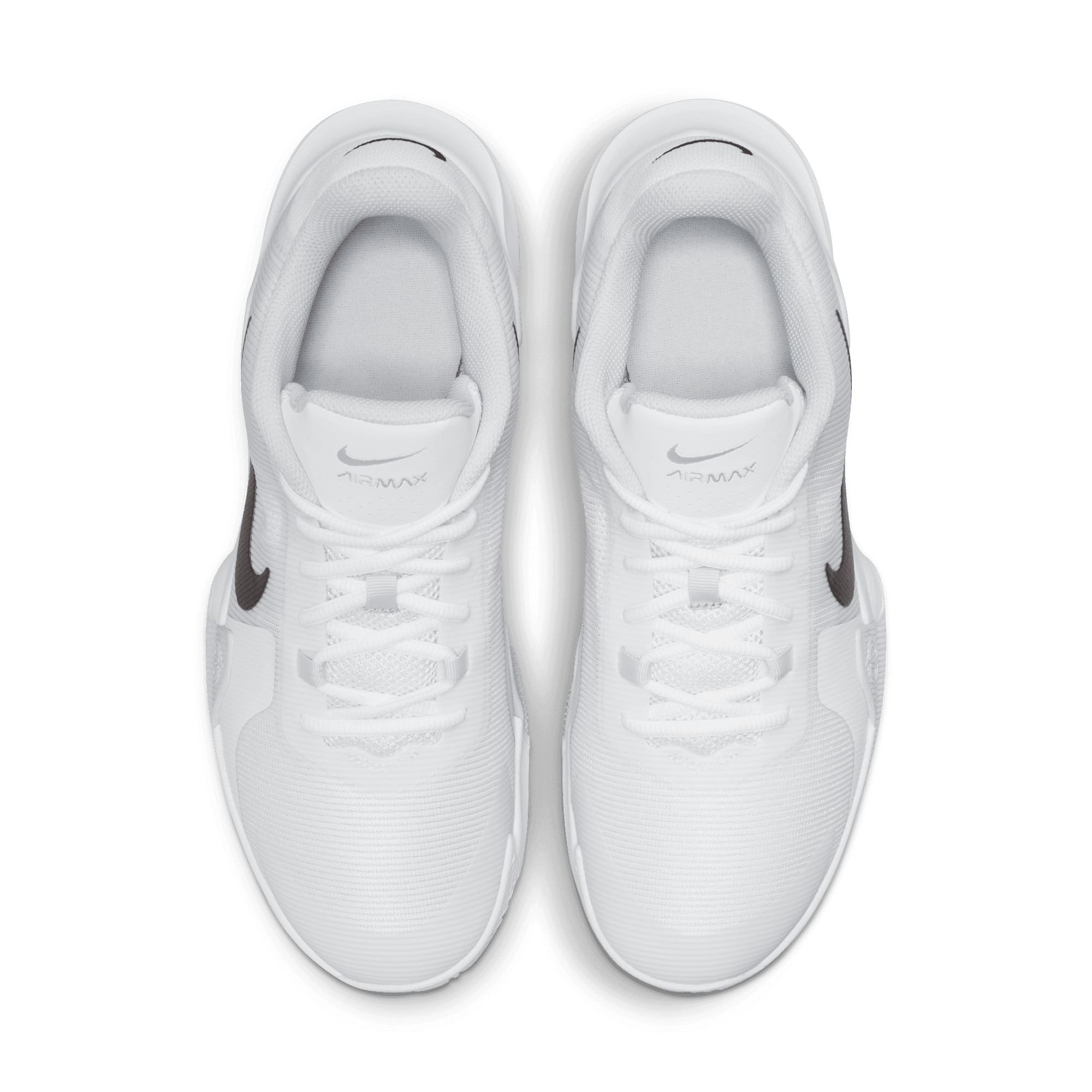 Nike Air Max Impact 4 "White/Black/Pure Platinum" Men's Basketball Shoe - WHITE/BLACK/PLATINUM Thumbnail View 4