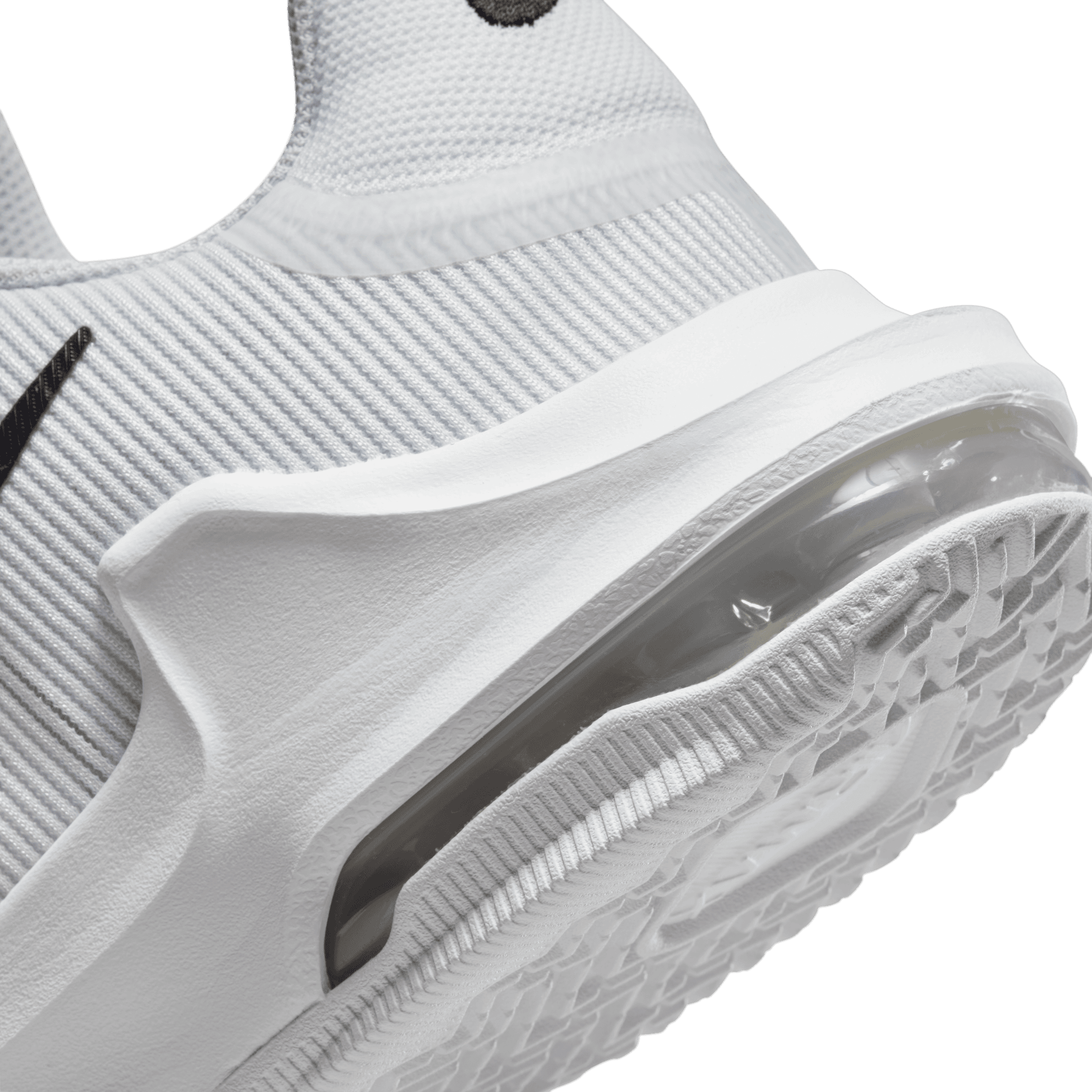 Nike Air Max Impact 4 "White/Black/Pure Platinum" Men's Basketball Shoe - WHITE/BLACK/PLATINUM Thumbnail View 8