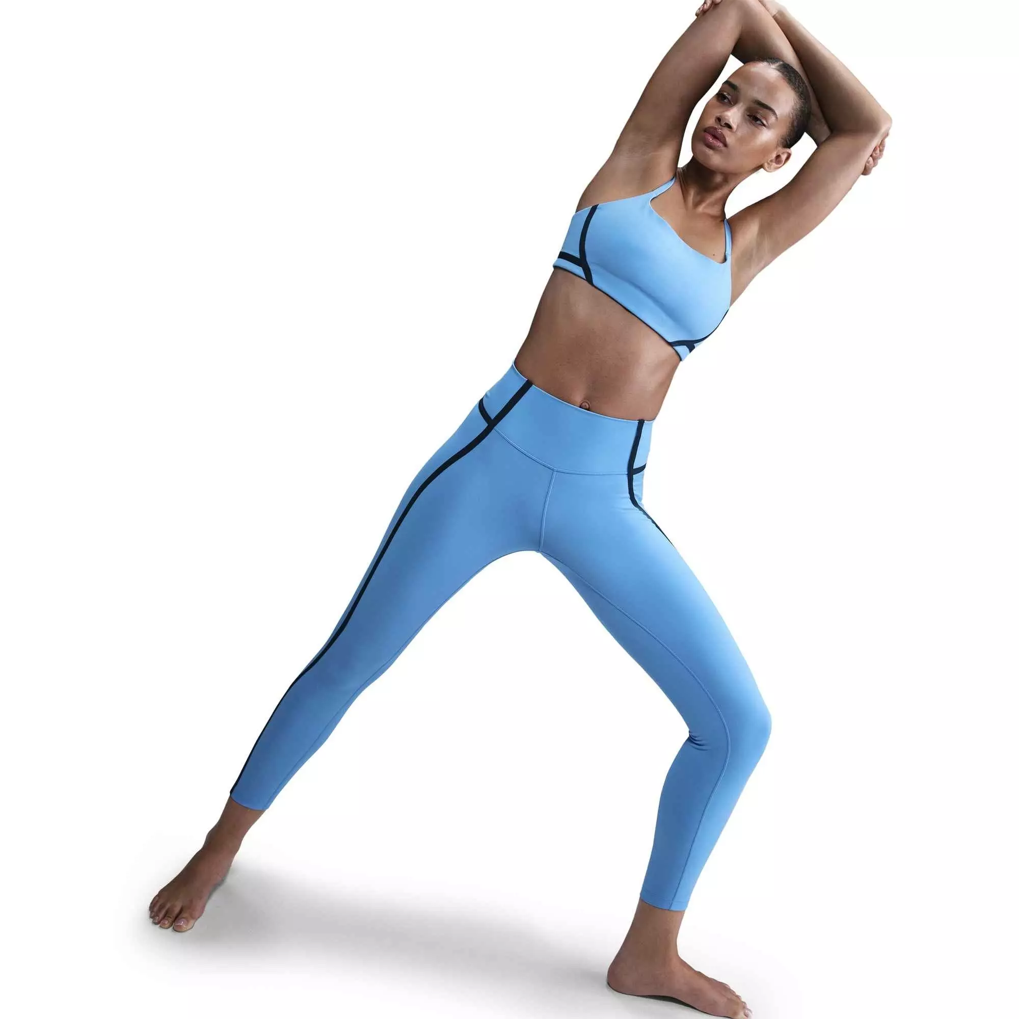 Nike Women's One Light-Support Lightly Lined Sports Bra-Blue - BLUE