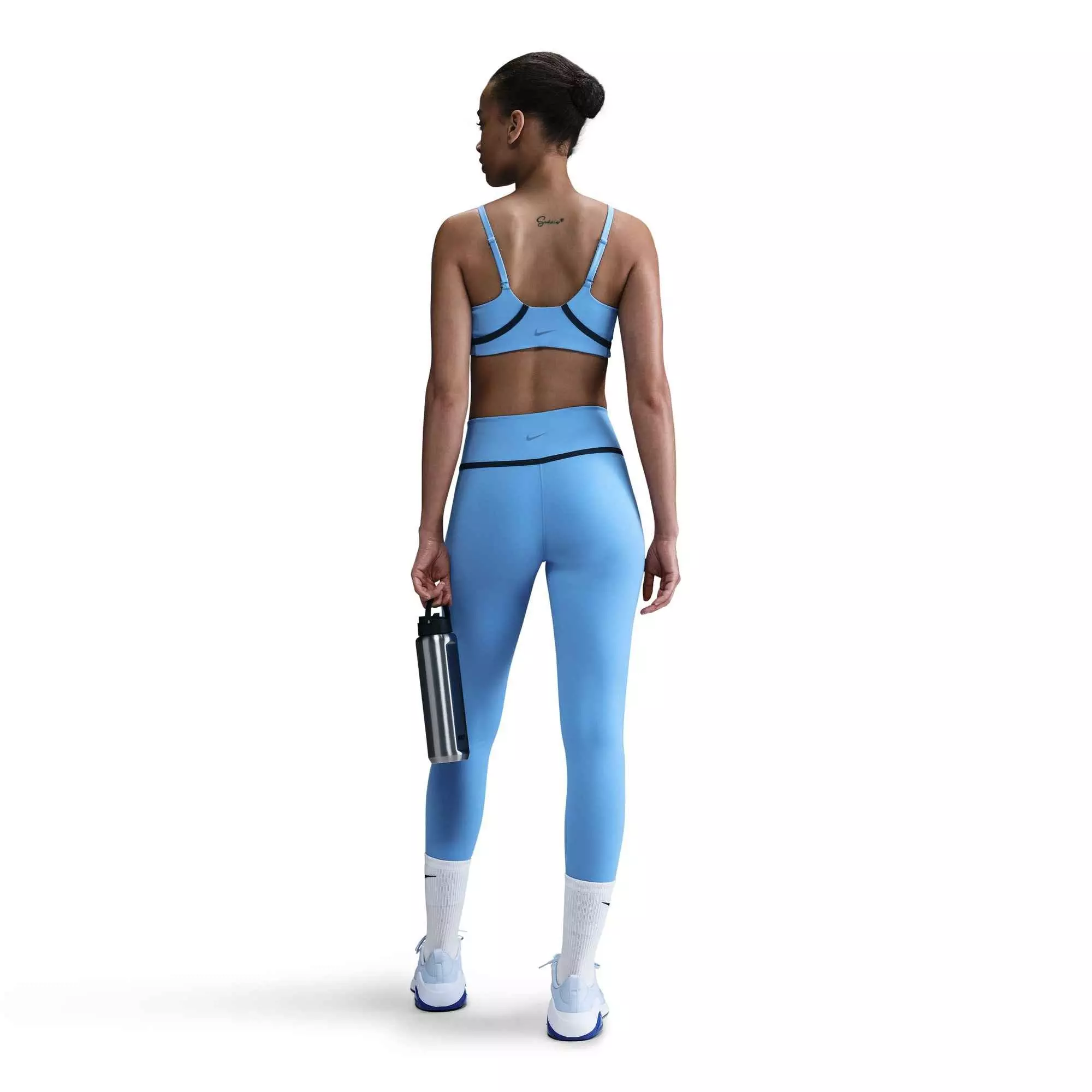 Nike Women's One Light-Support Lightly Lined Sports Bra-Blue - BLUE