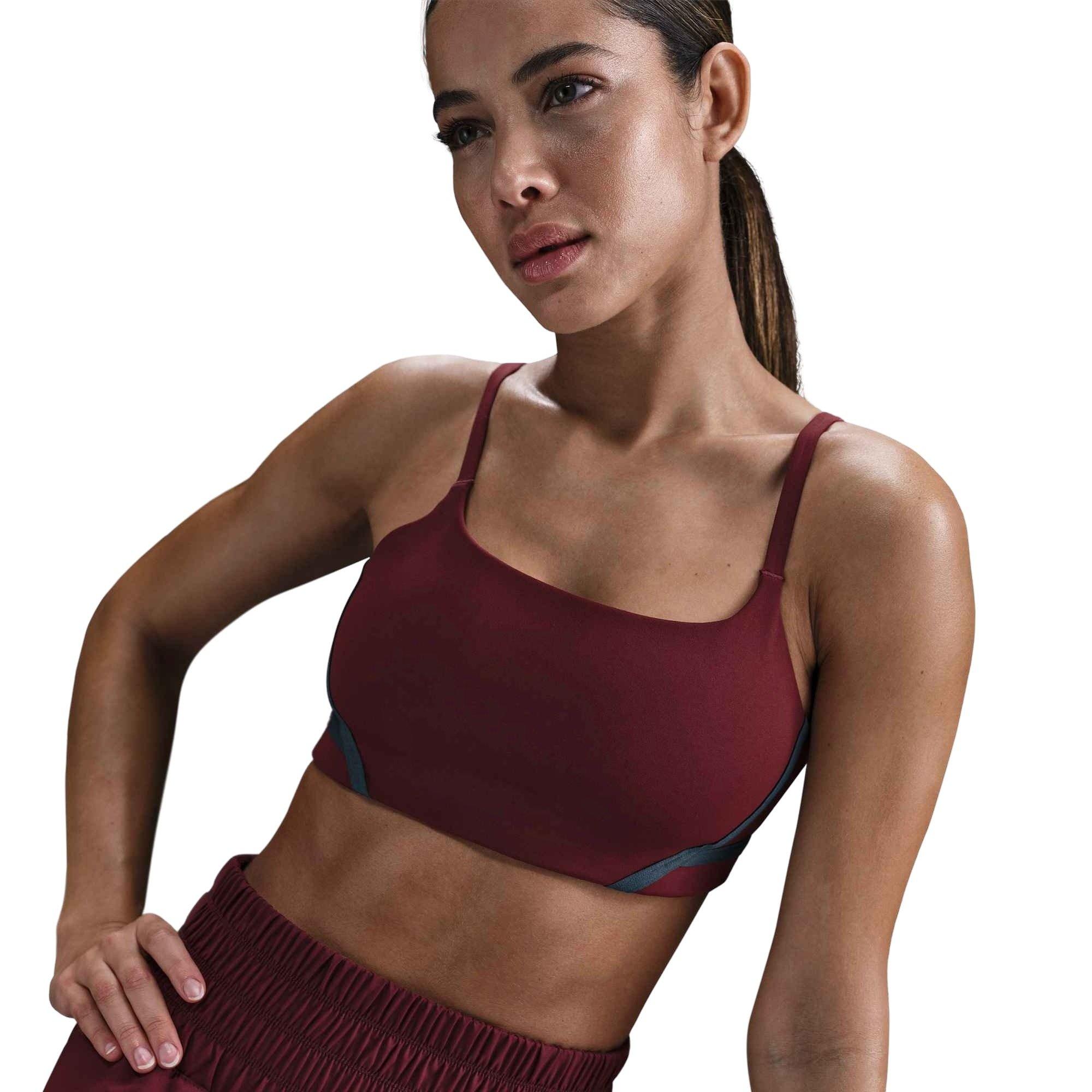 Nike Women's One Light-Support Lightly Lined Sports Bra-Red - RED Thumbnail View 1