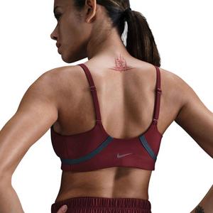 Nike Women's One Light-Support Lightly Lined Sports Bra-Red