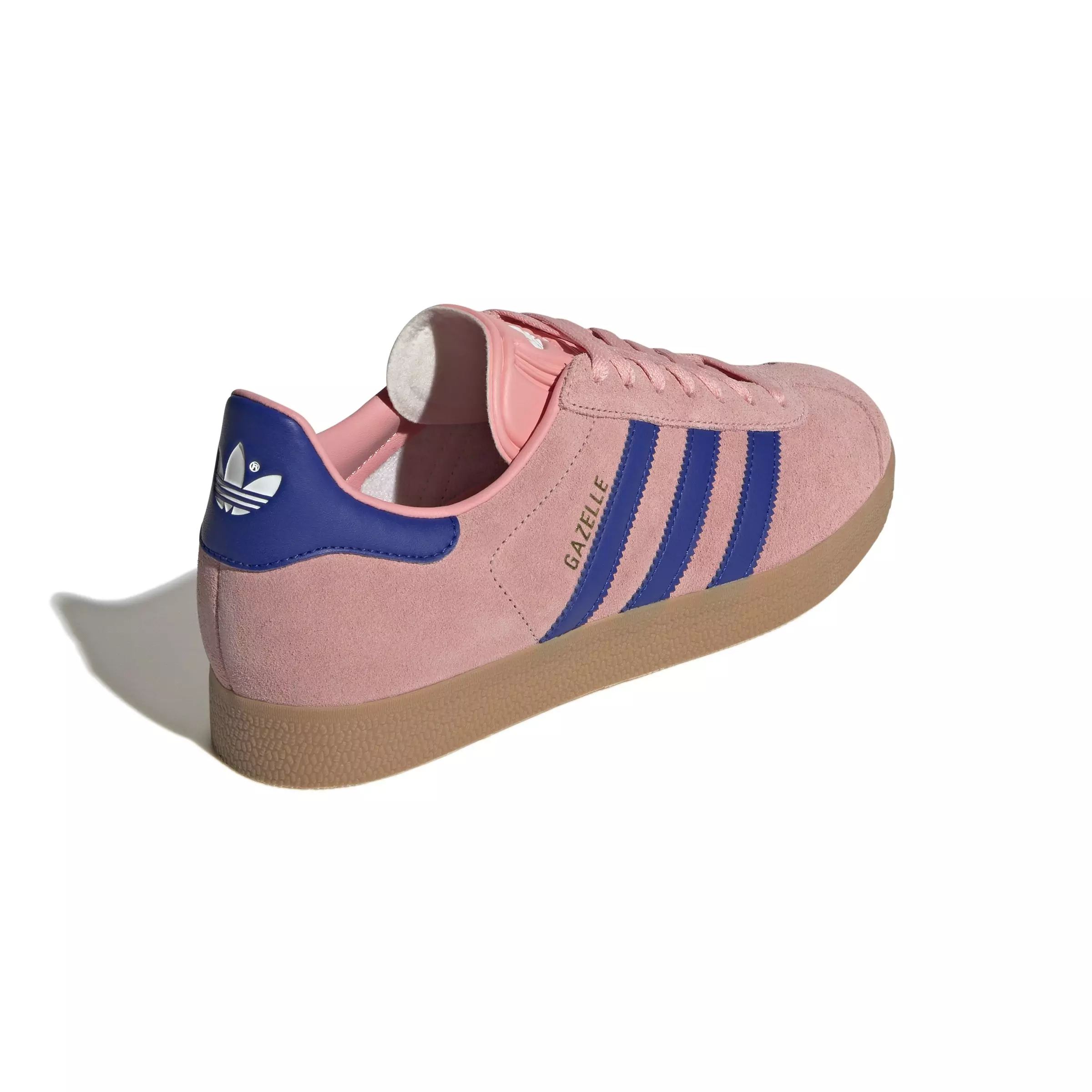 adidas Originals Gazelle "Semi Pink Spark/Lucid Blue/Gum 2" Men's Shoe - PINK/BLUE/GUM