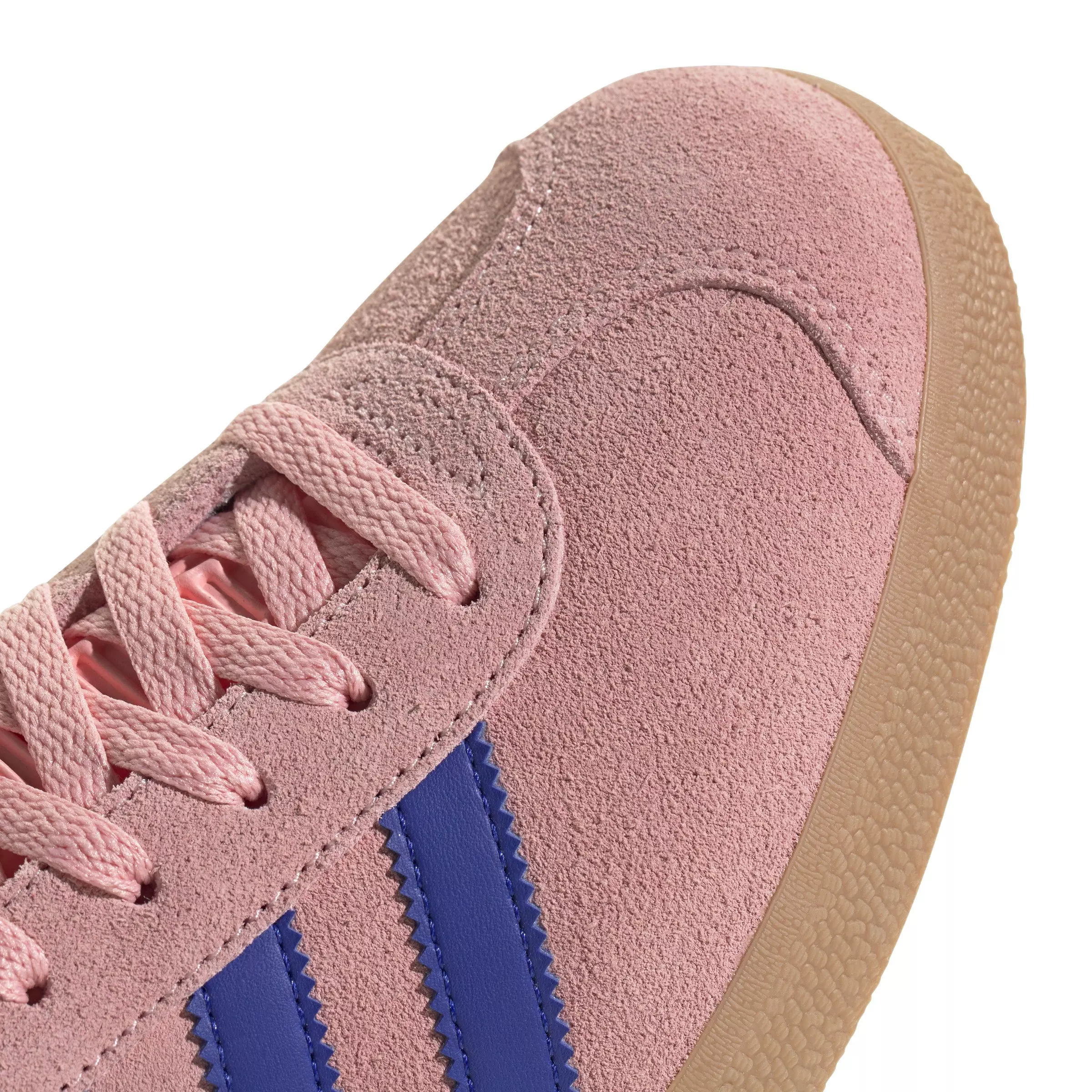 adidas Originals Gazelle "Semi Pink Spark/Lucid Blue/Gum 2" Men's Shoe - PINK/BLUE/GUM