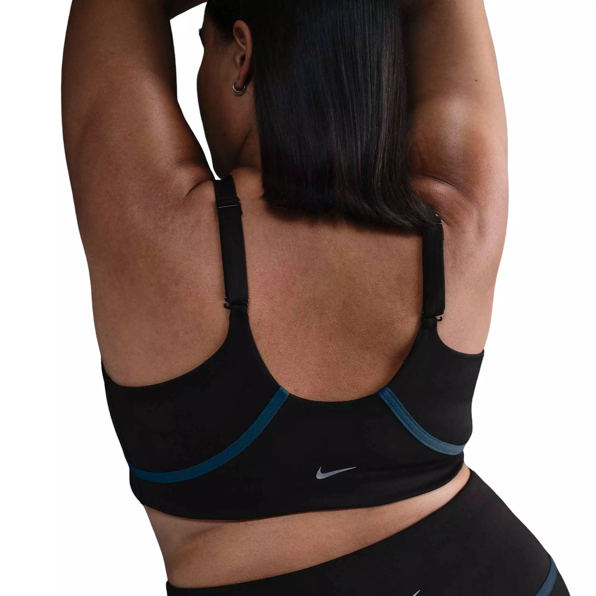 Nike Women's One Convertible Sports Bra -Black - BLACK