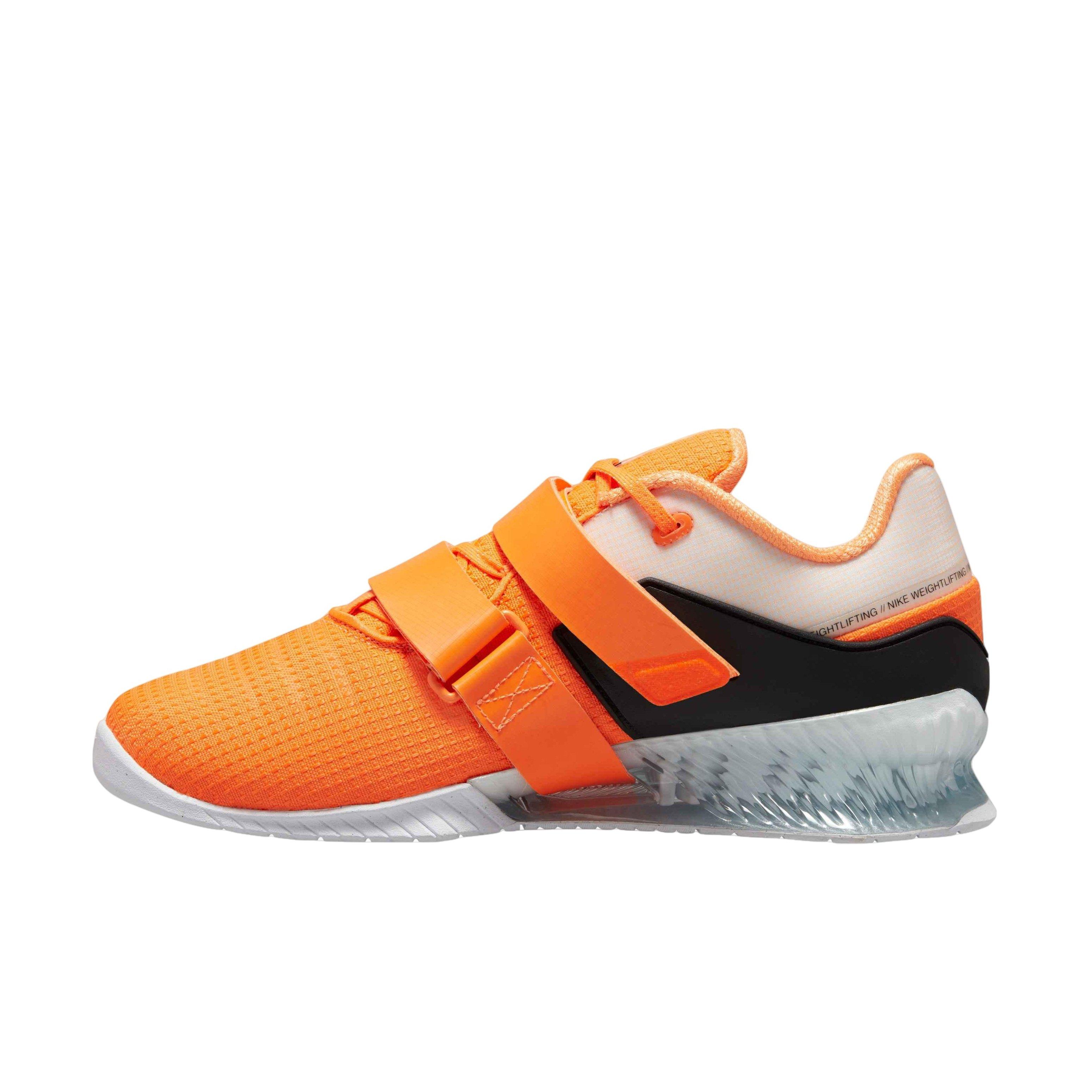 Nike Romaleos 4 Total Orange Black White Unisex Training Shoe Hibbett