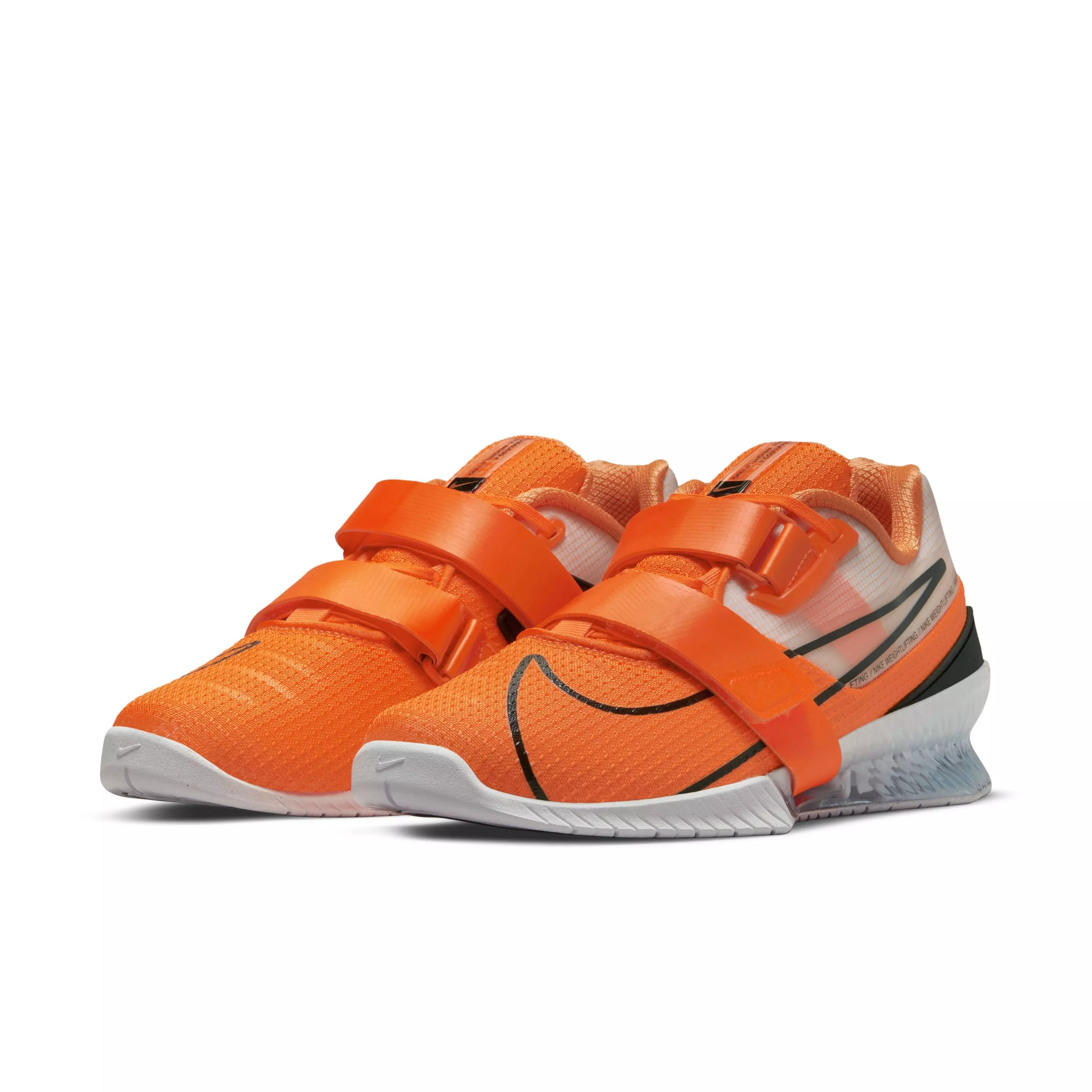 Nike Romaleos 4 "Total Orange/Black/White" Unisex Training Shoe - ORANGE/BLACK/WHITE