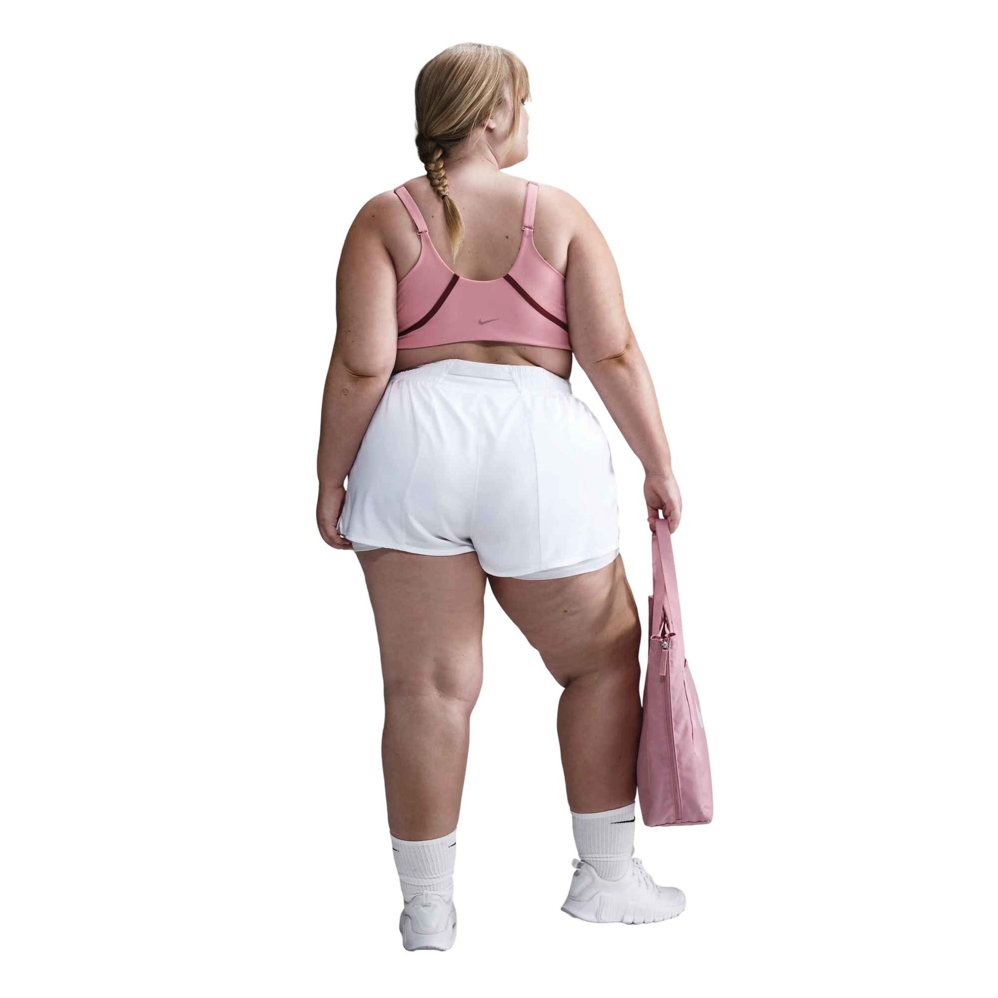 Nike Women's One Light-Support Lightly Lined Sports Bra-Pink - PINK Thumbnail View 2