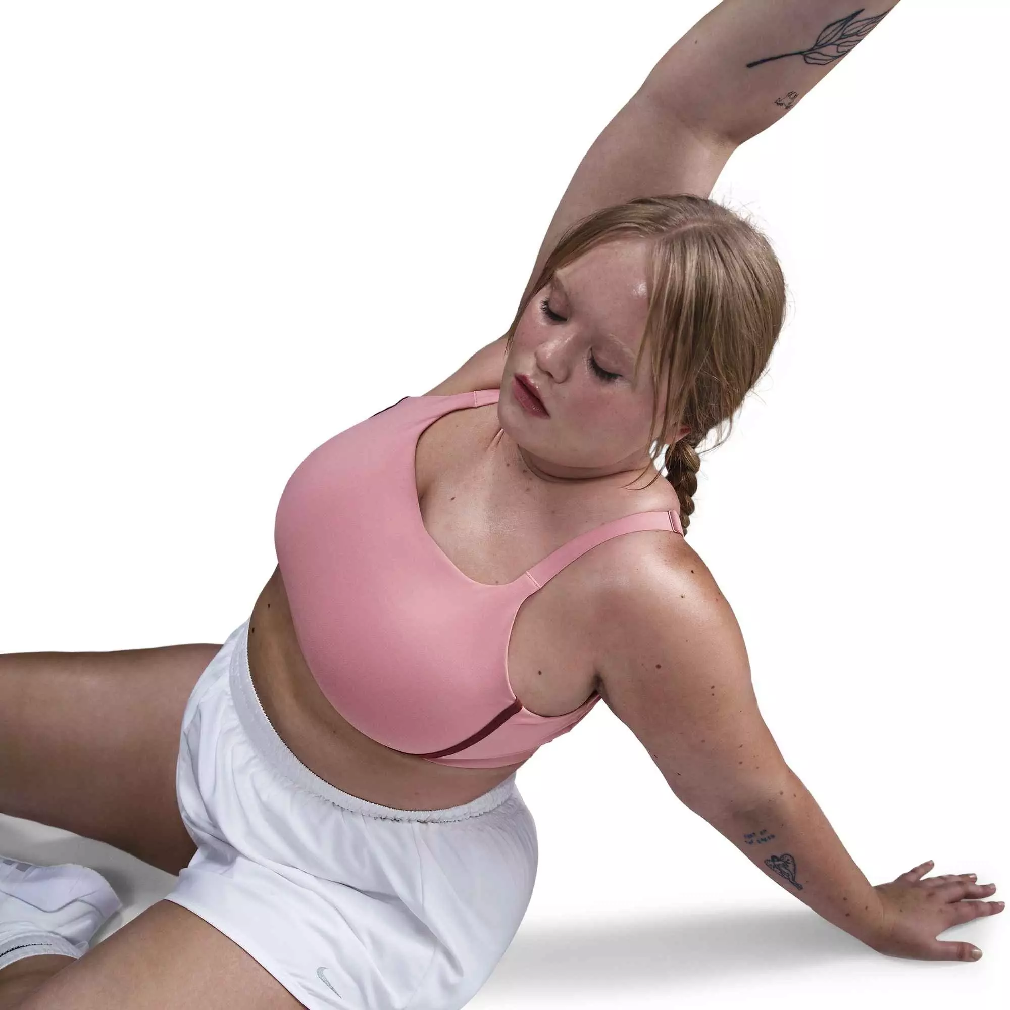 Nike Women's One Light-Support Lightly Lined Sports Bra-Pink - PINK