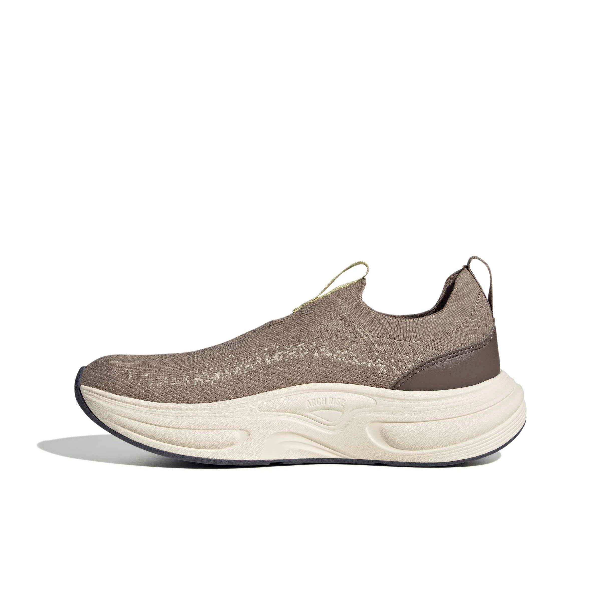 adidas Cloudfoam Cuxxion Sock "Chalky Brown/Earth Strata/Crystal Linen" Women's Shoe - BROWN/EARTH/LINEN