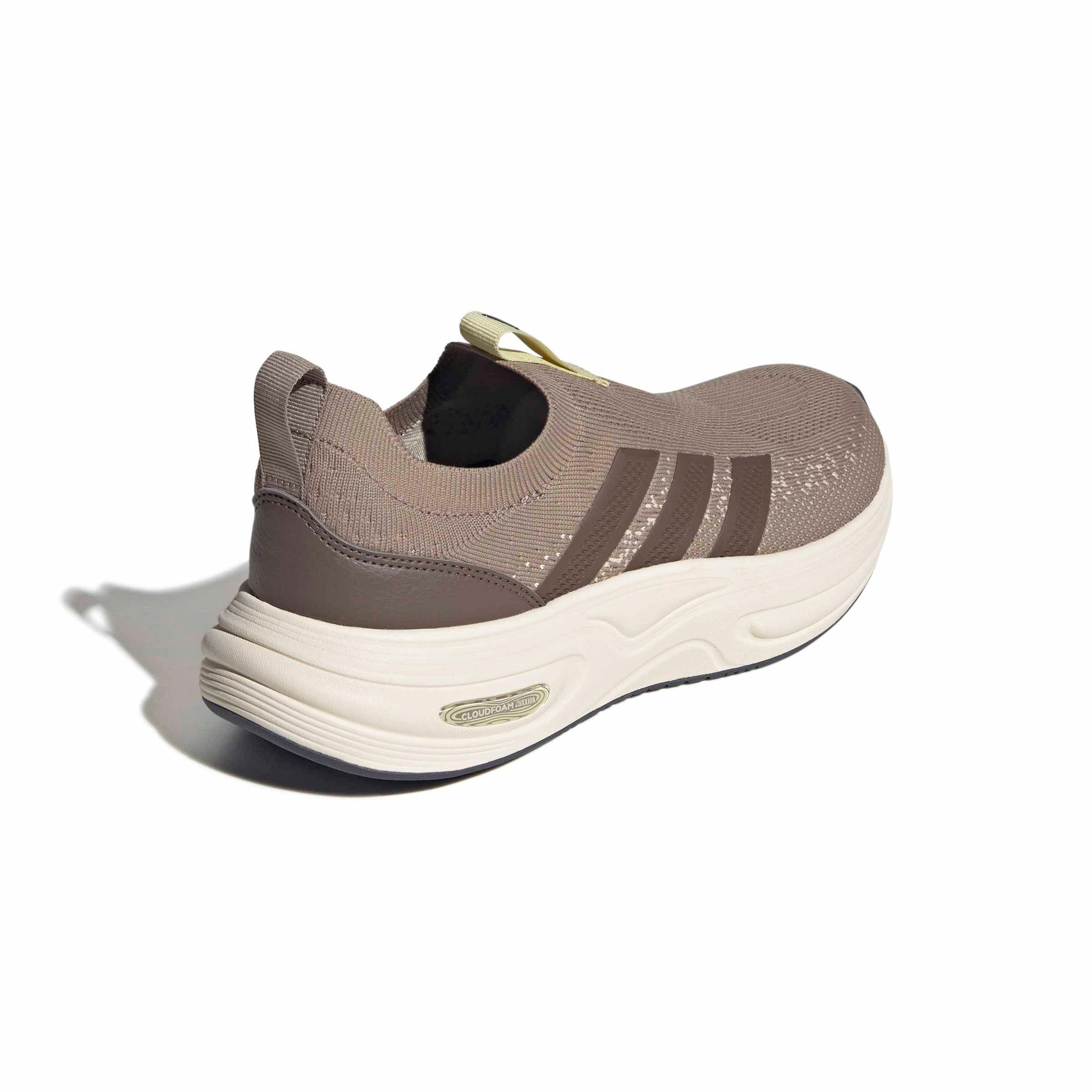 adidas Cloudfoam Cuxxion Sock "Chalky Brown/Earth Strata/Crystal Linen" Women's Shoe - BROWN/EARTH/LINEN