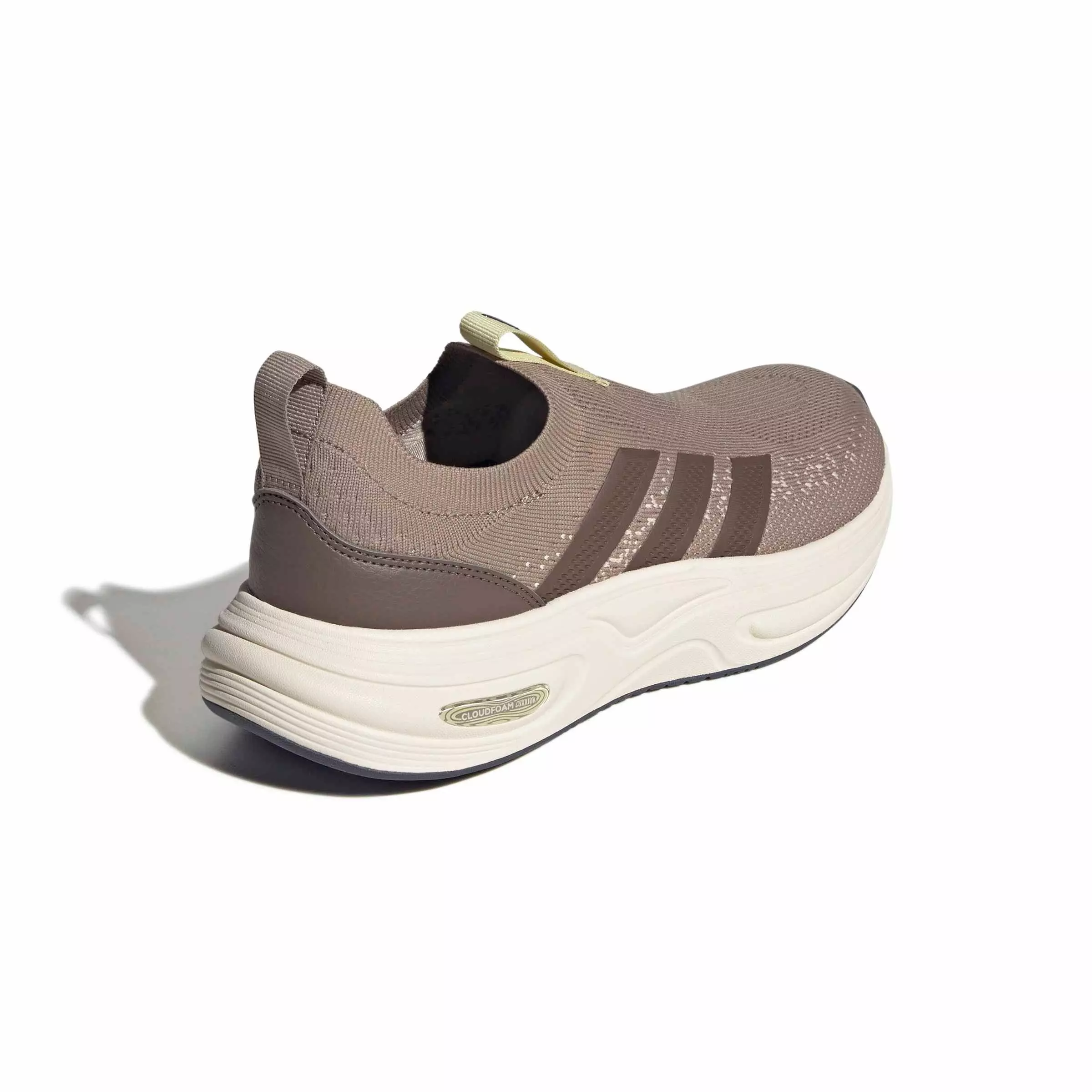 adidas Cloudfoam Cuxxion Sock "Chalky Brown/Earth Strata/Crystal Linen" Women's Shoe - BROWN/EARTH/LINEN