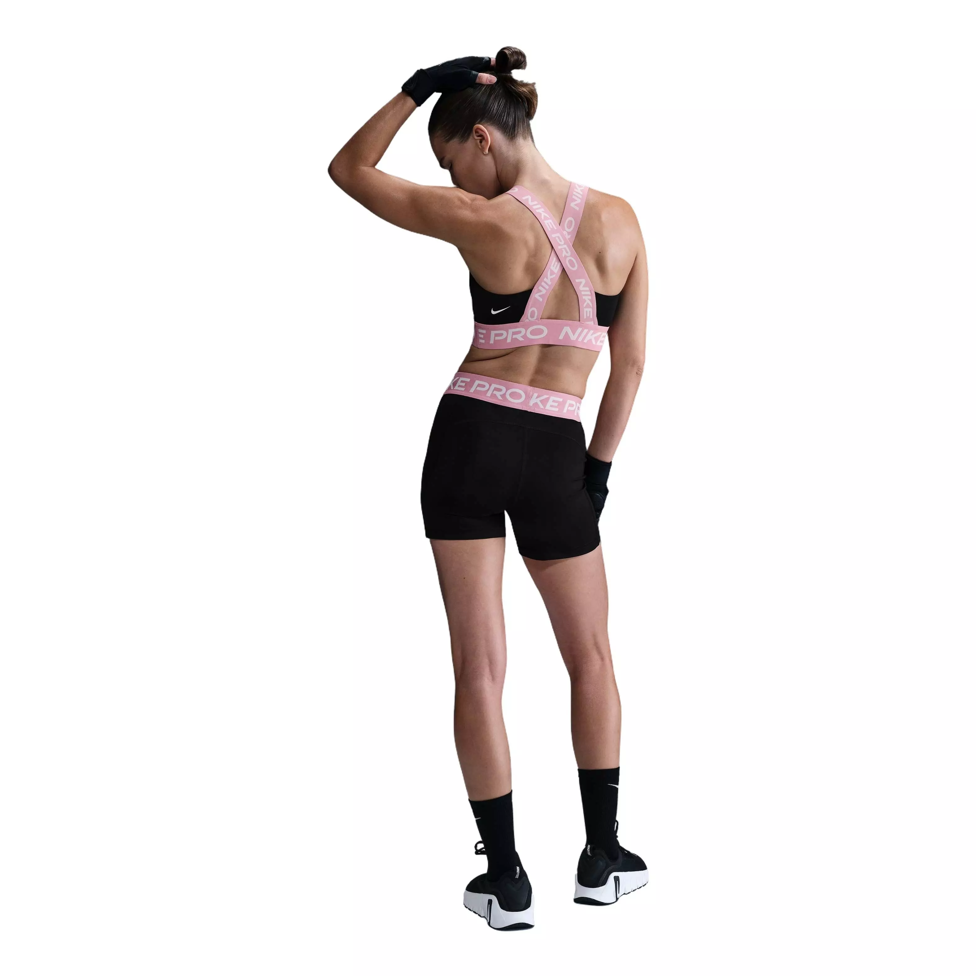 Nike Women's Pro Light-Support Sports Bra-Black - BLACK