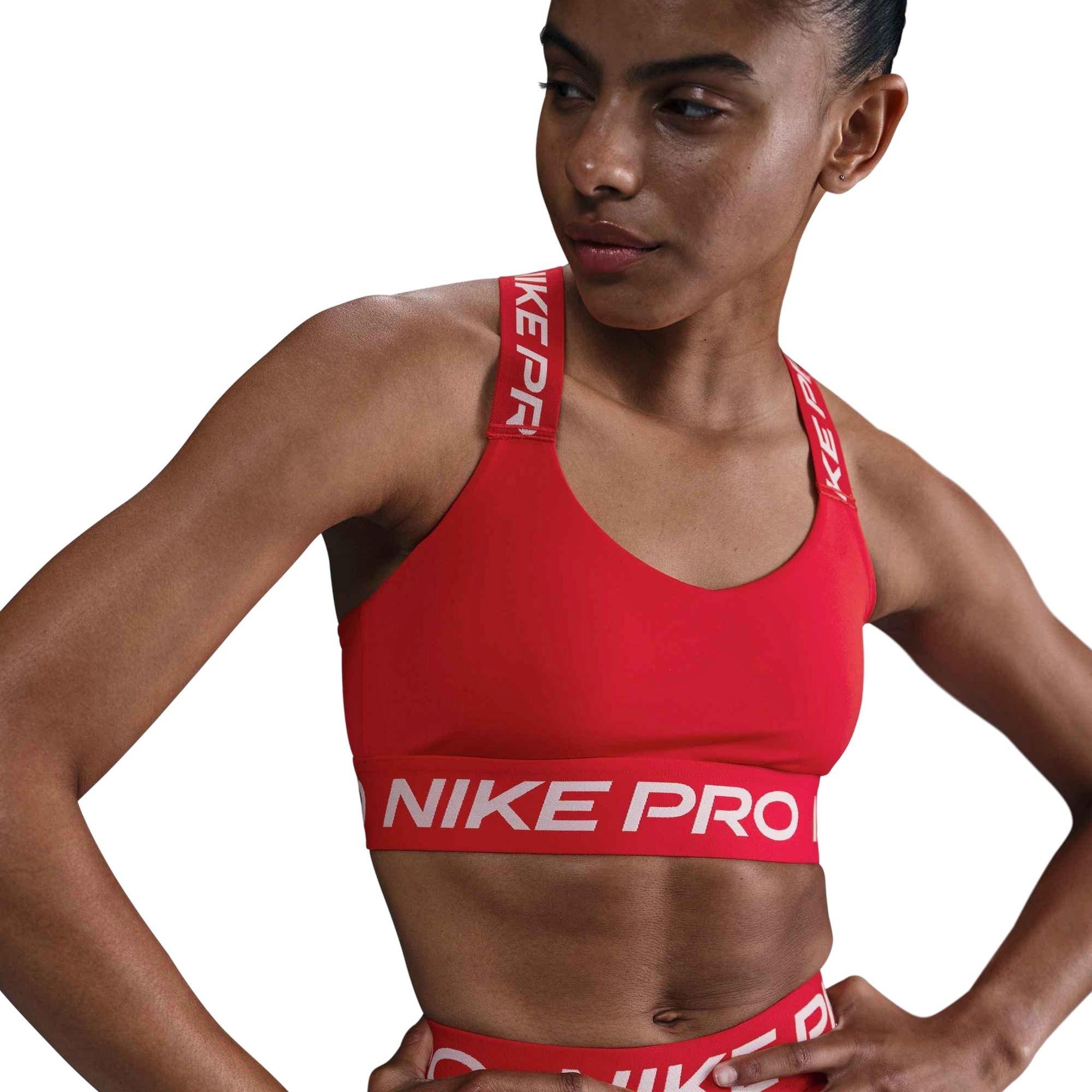 Nike Women's Pro Light-Support Sports Bra-Red - RED Thumbnail View 1