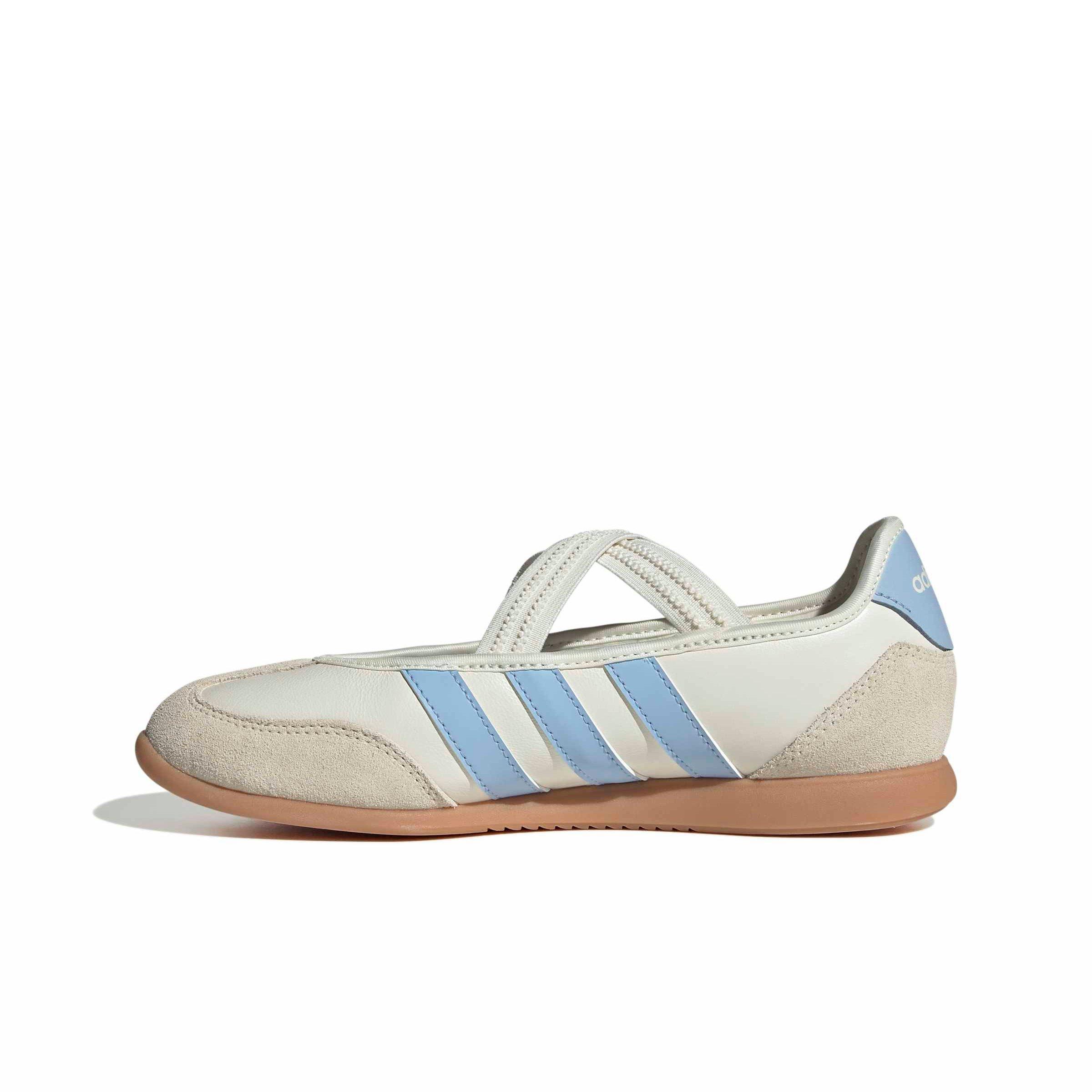 adidas Barreda Mary Jane "Off White/Glow Blue/Gum 10" Women's Shoe - OFF WHITE/BLUE/GUM