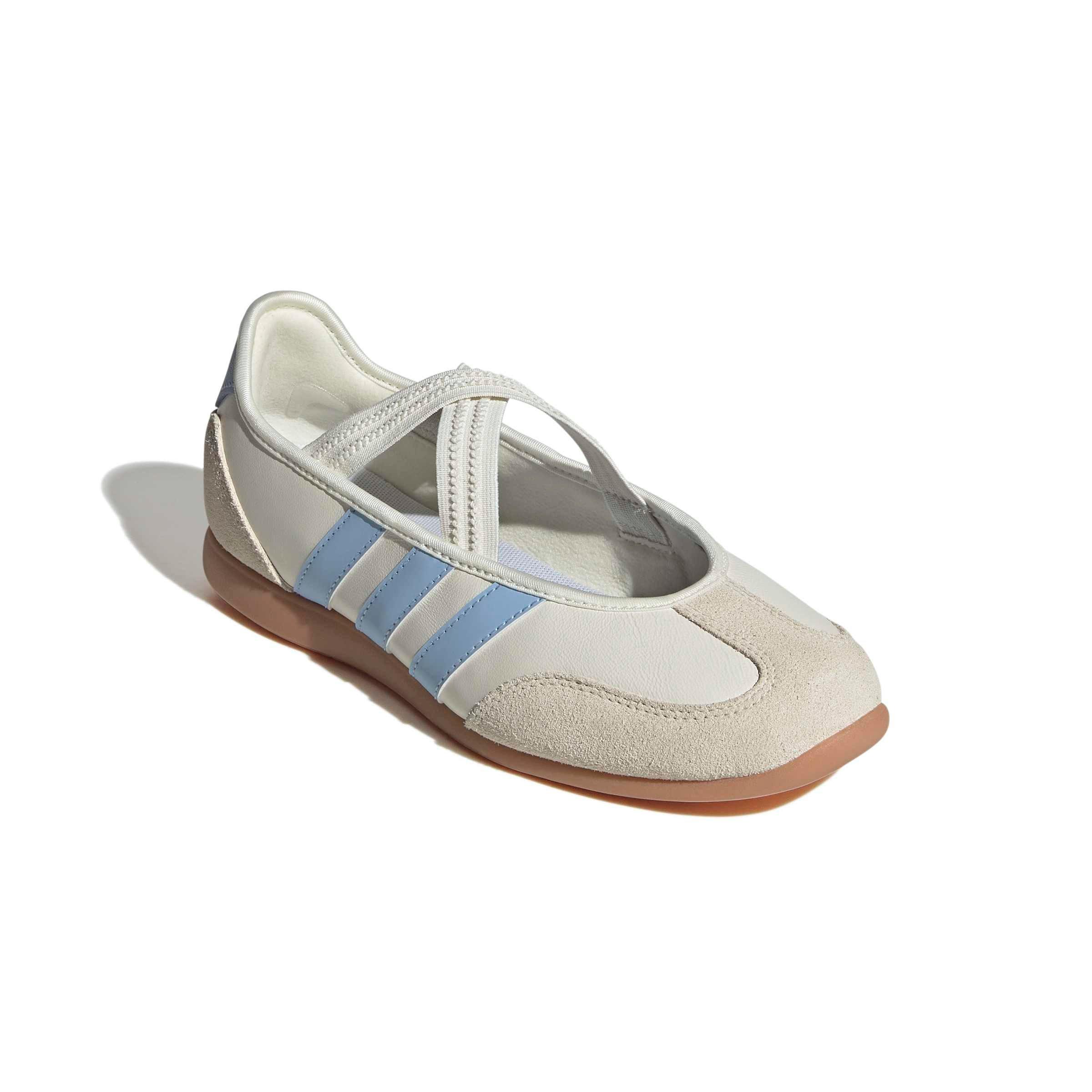 adidas Barreda Mary Jane "Off White/Glow Blue/Gum 10" Women's Shoe - OFF WHITE/BLUE/GUM