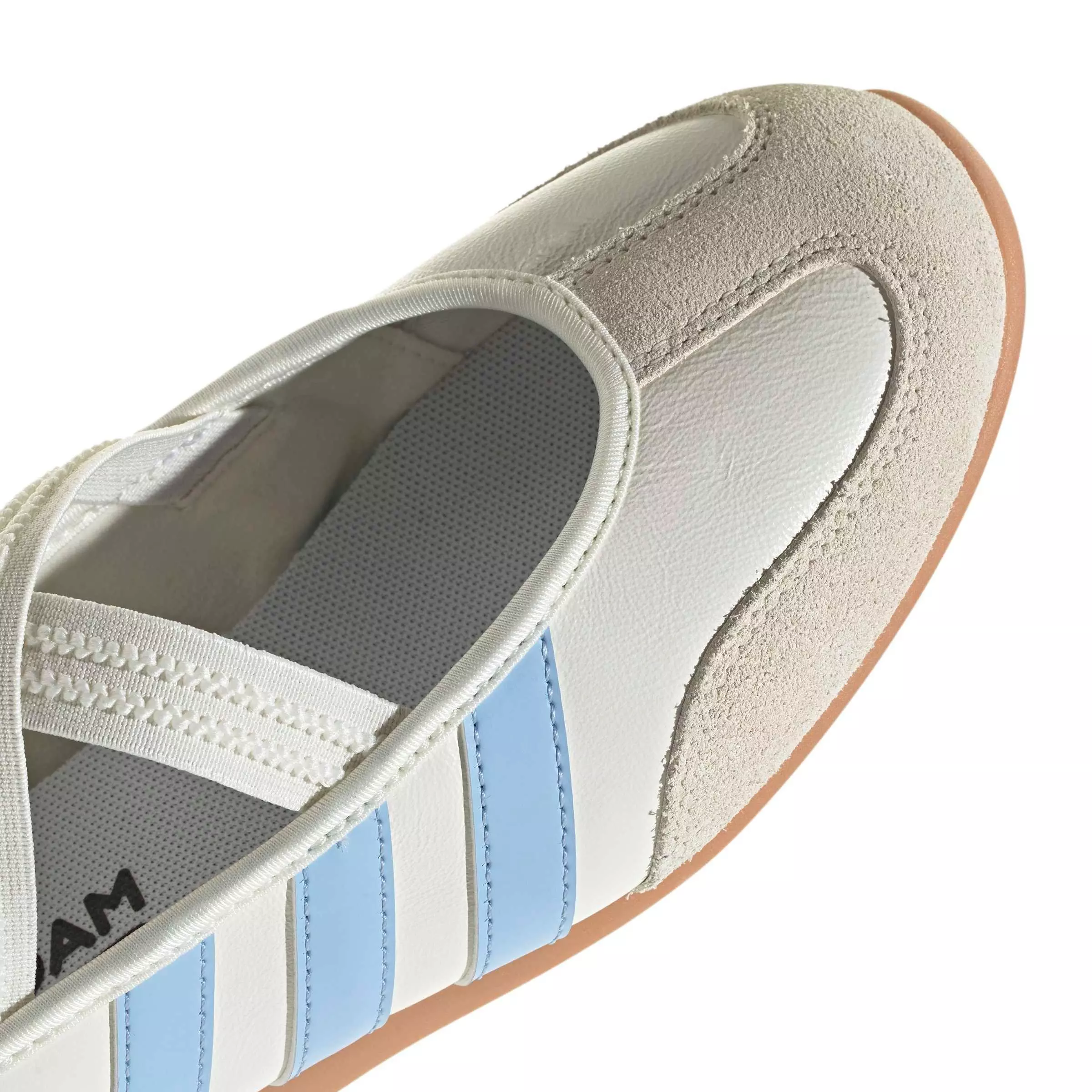 adidas Barreda Mary Jane "Off White/Glow Blue/Gum 10" Women's Shoe - OFF WHITE/BLUE/GUM