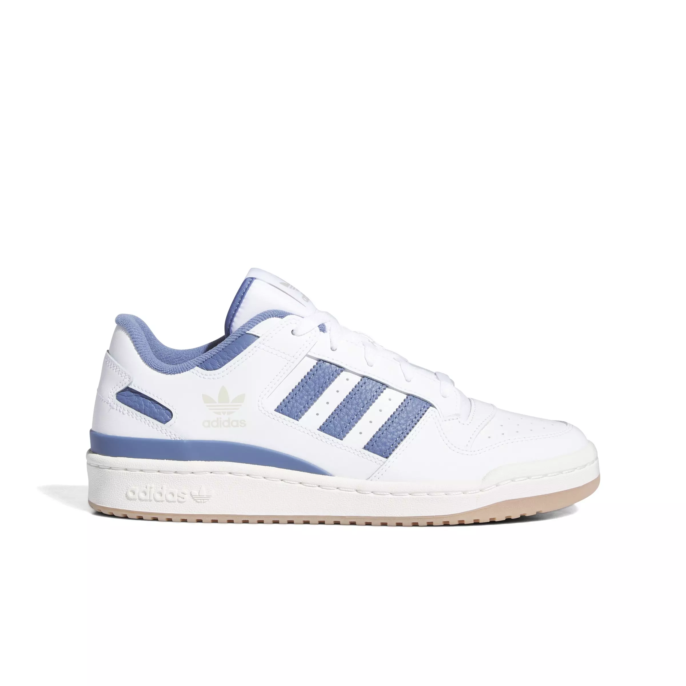 adidas Forum Low "Ftwr White/Crew Blue/Cloud White" Men's Shoe - WHITE/BLUE/WHITE