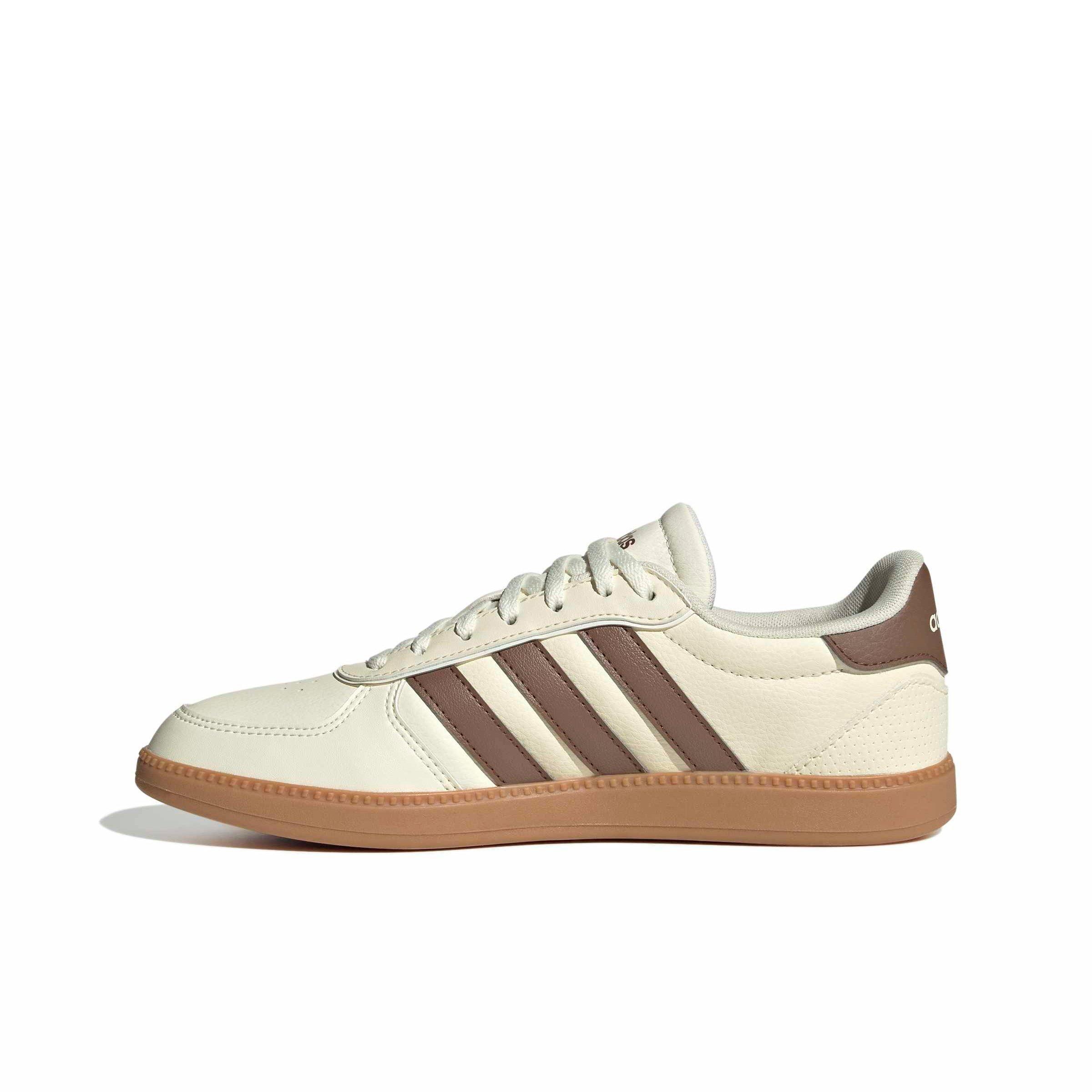 adidas Breaknet Sleek "Cream White/Preloved Brown/Gum 10" Women's Shoe - CREAM/BROWN/GUM