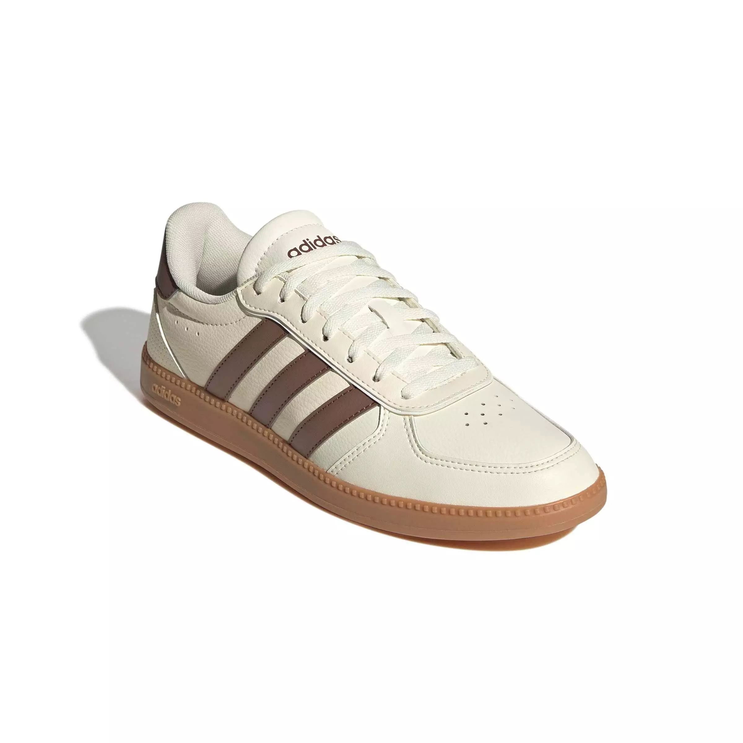 adidas Breaknet Sleek "Cream White/Preloved Brown/Gum 10" Women's Shoe - CREAM/BROWN/GUM
