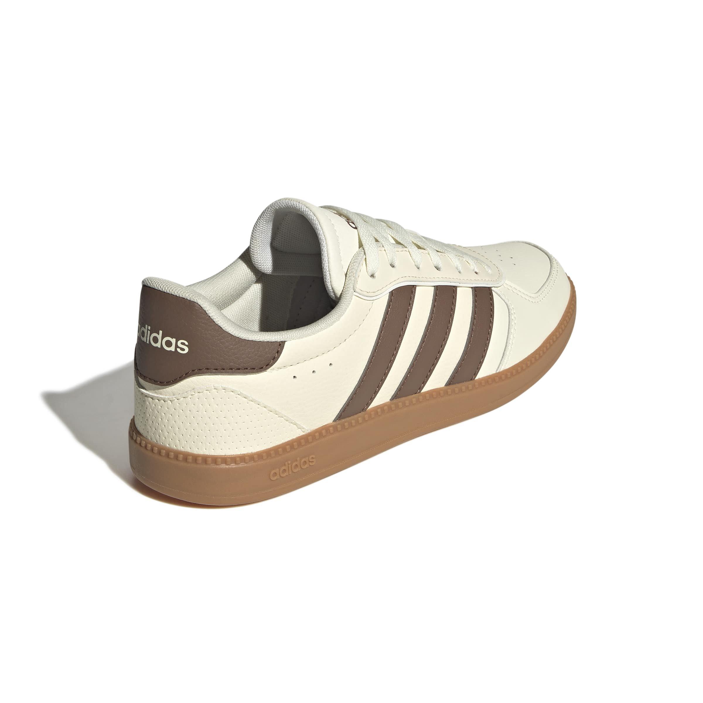 adidas Breaknet Sleek "Cream White/Preloved Brown/Gum 10" Women's Shoe - CREAM/BROWN/GUM
