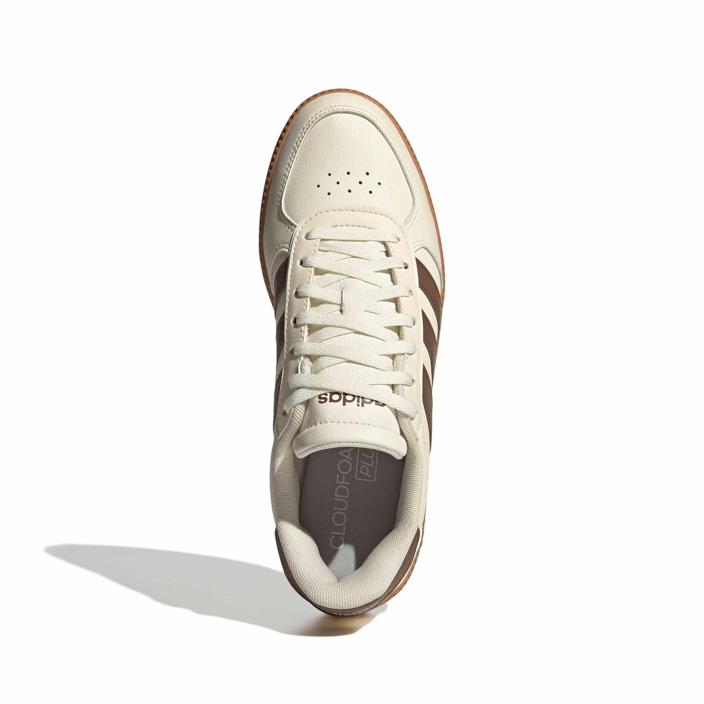 adidas Breaknet Sleek "Cream White/Preloved Brown/Gum 10" Women's Shoe - CREAM/BROWN/GUM