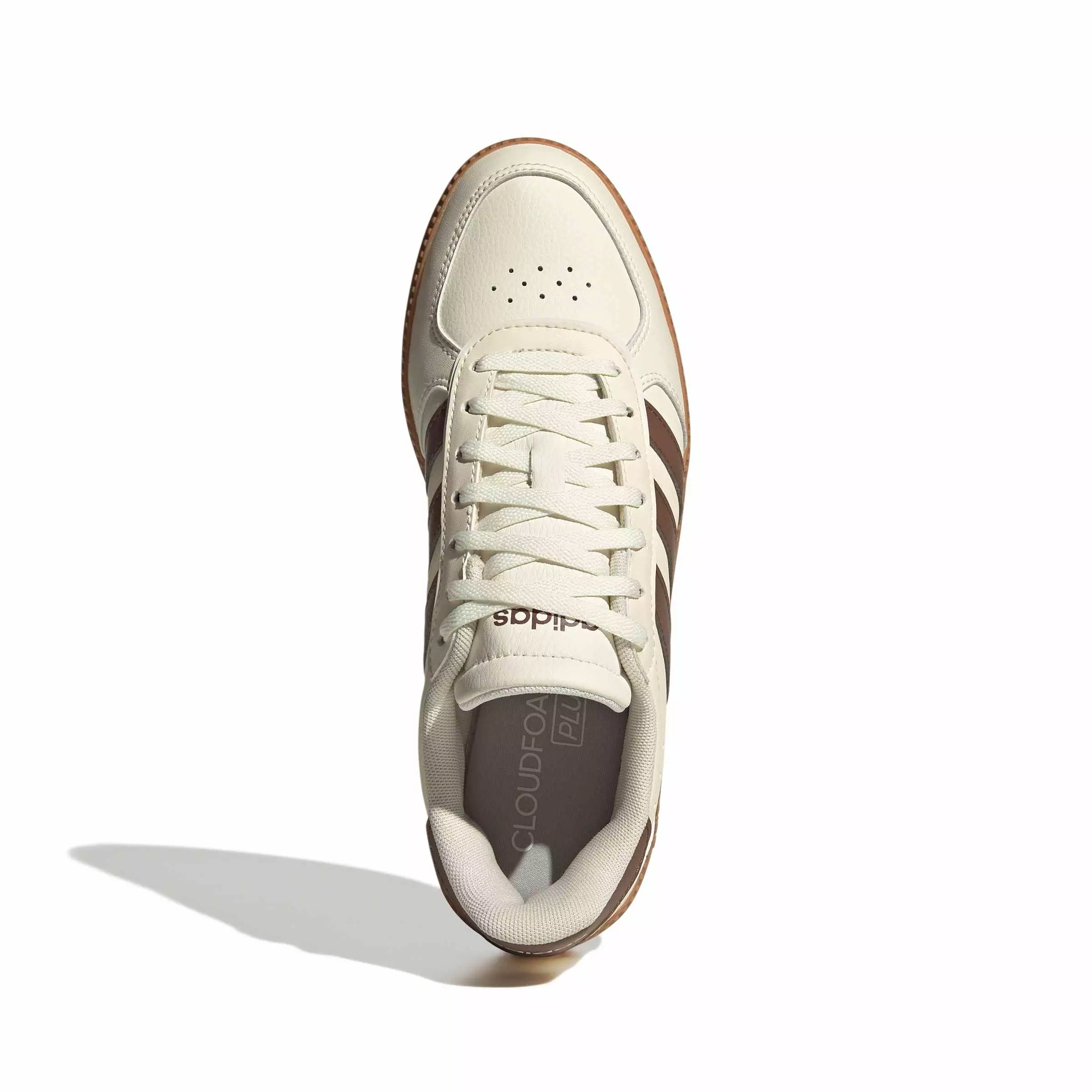 adidas Breaknet Sleek "Cream White/Preloved Brown/Gum 10" Women's Shoe - CREAM/BROWN/GUM