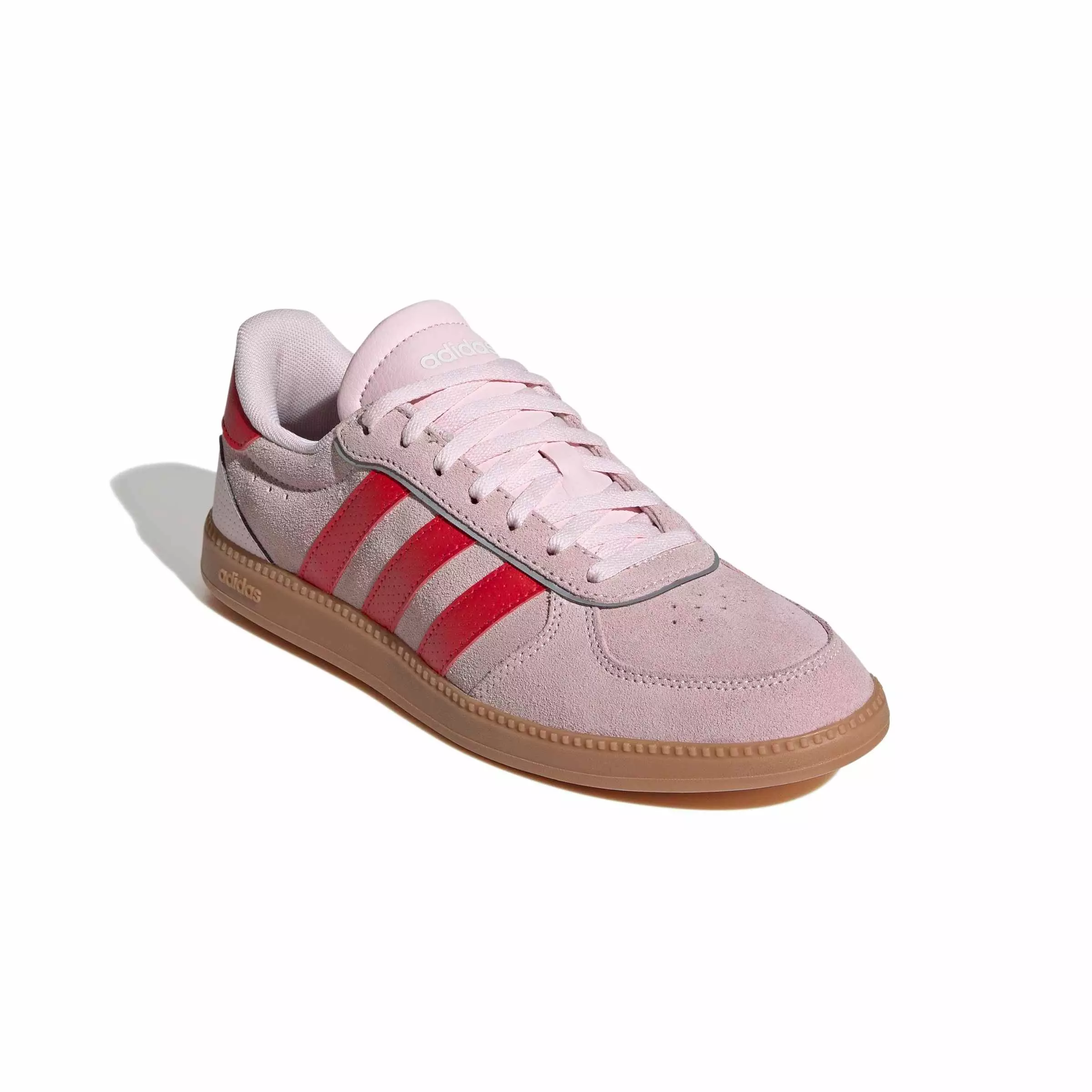 adidas Breaknet Sleek "Clear Pink/Pure Ruby/Gum 10" Women's Shoe - PINK/RUBY/GUM