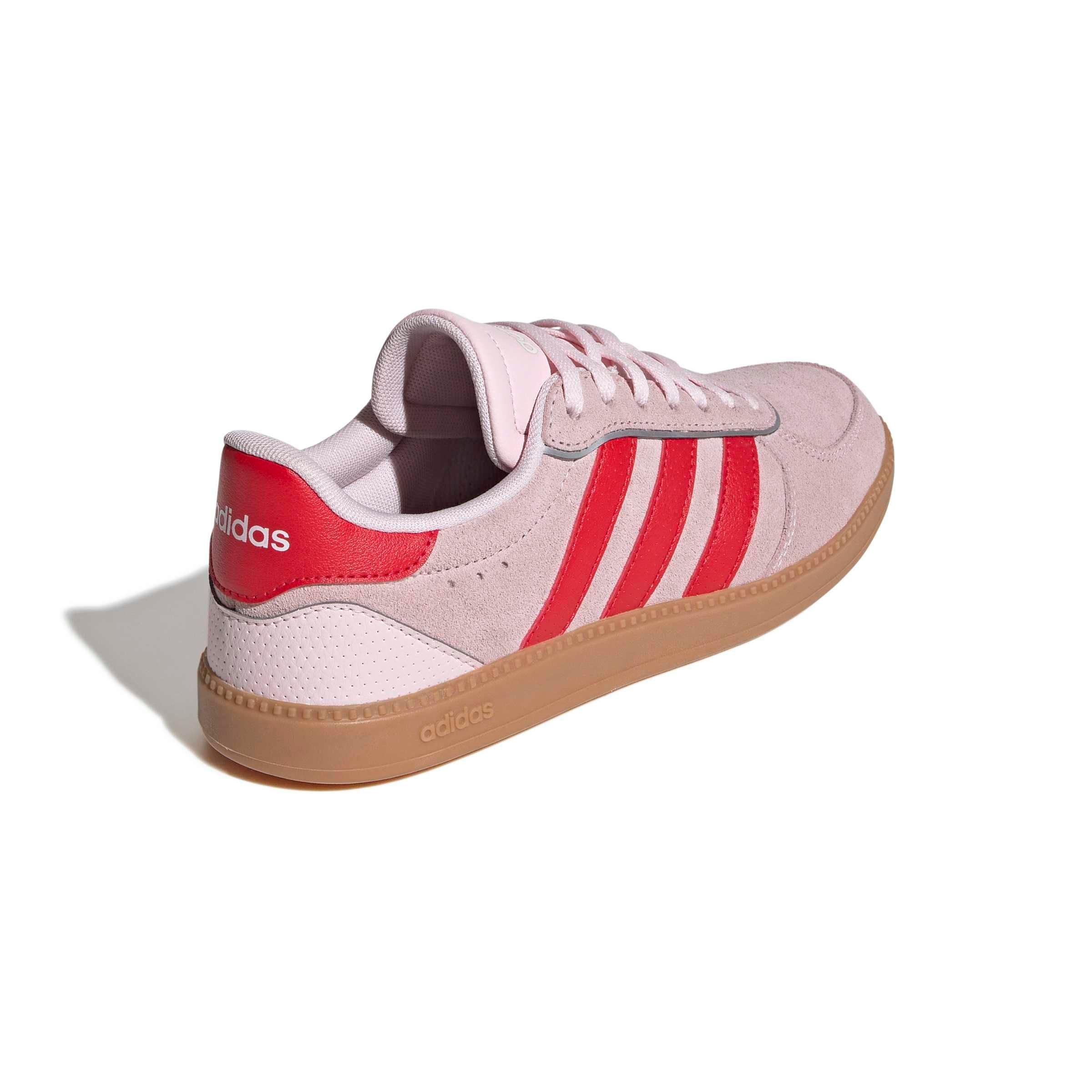 adidas Breaknet Sleek "Clear Pink/Pure Ruby/Gum 10" Women's Shoe - PINK/RUBY/GUM