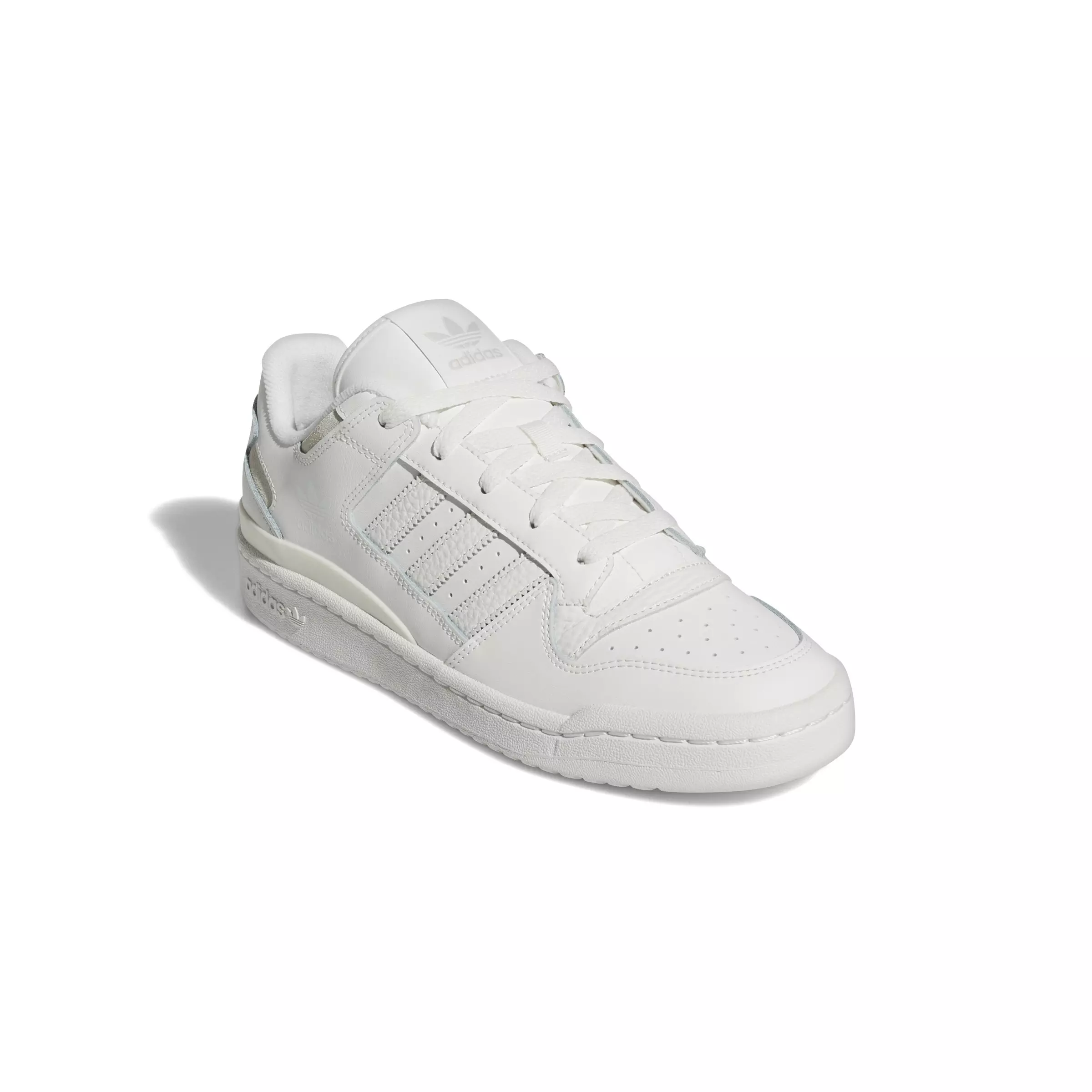 adidas Forum Low CL "Core White/Ftwr White/Grey One" Men's Shoe - WHITE/WHITE/GREY