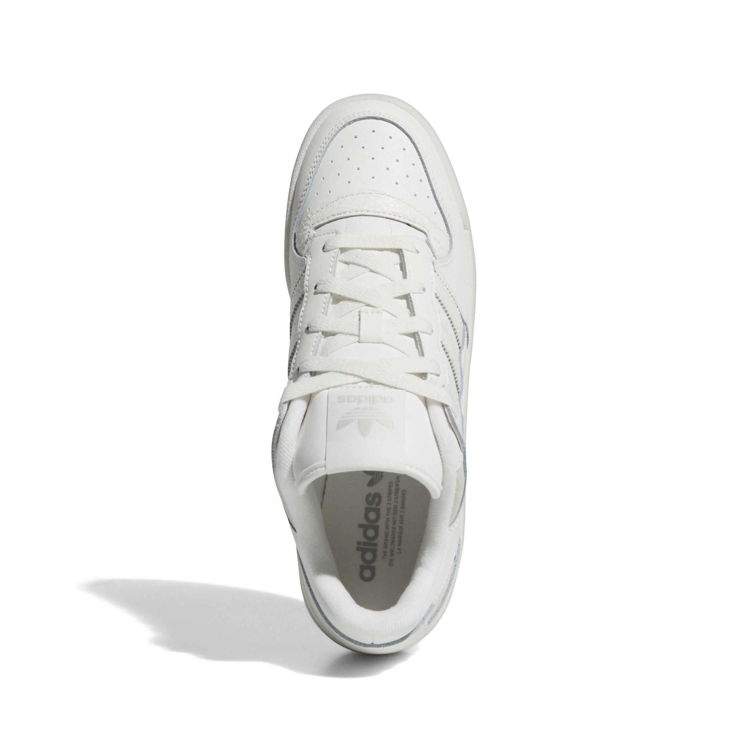 adidas Forum Low CL "Core White/Ftwr White/Grey One" Men's Shoe - WHITE/WHITE/GREY Thumbnail View 5