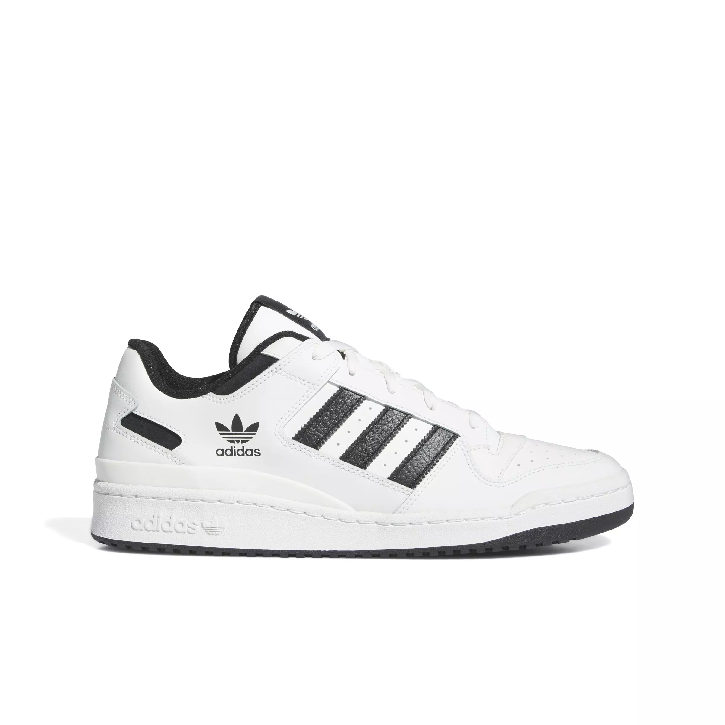 adidas Forum Low CL "Core White/Core Black/Core White" Men's Shoe - WHITE/BLACK/WHITE