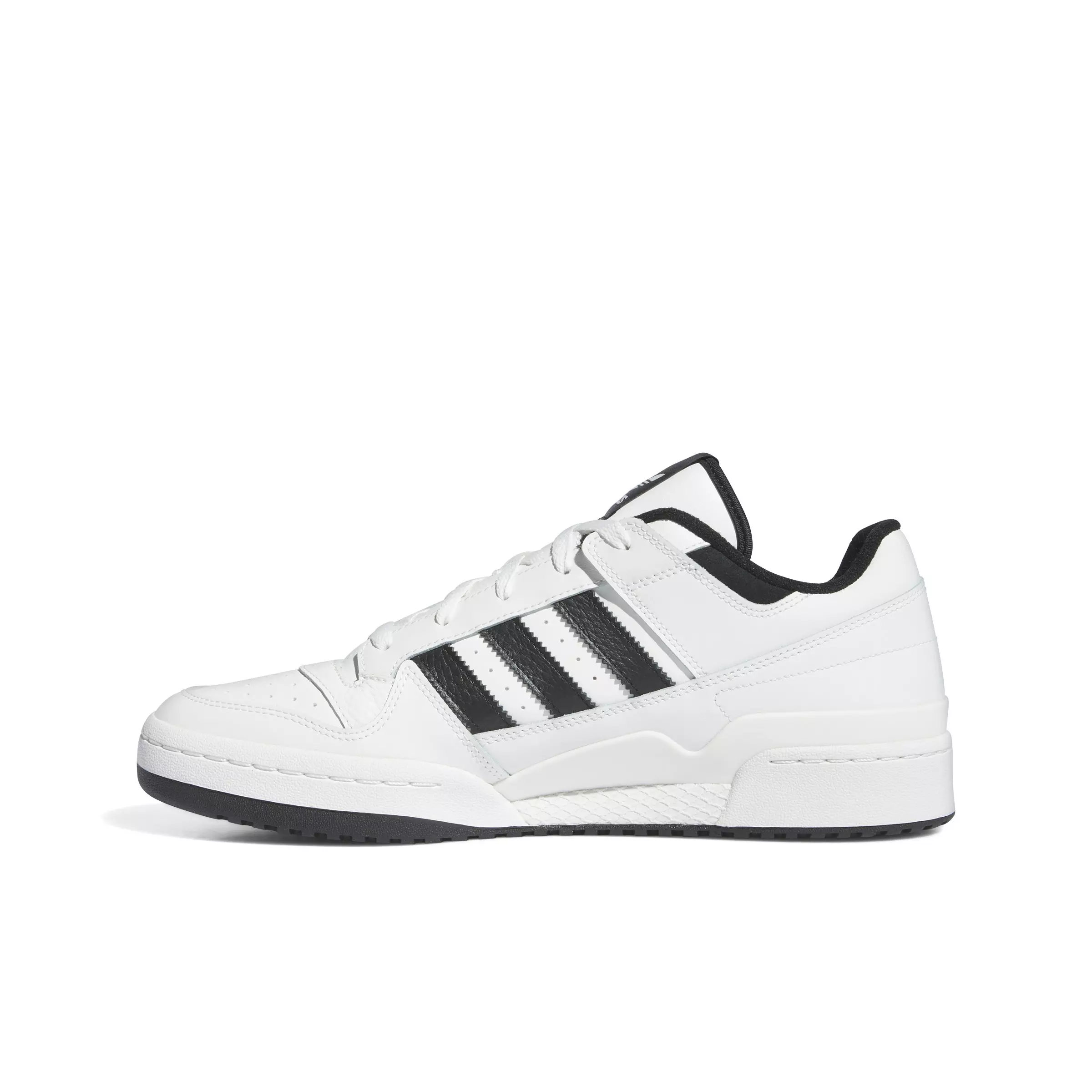 adidas Forum Low CL "Core White/Core Black/Core White" Men's Shoe - WHITE/BLACK/WHITE