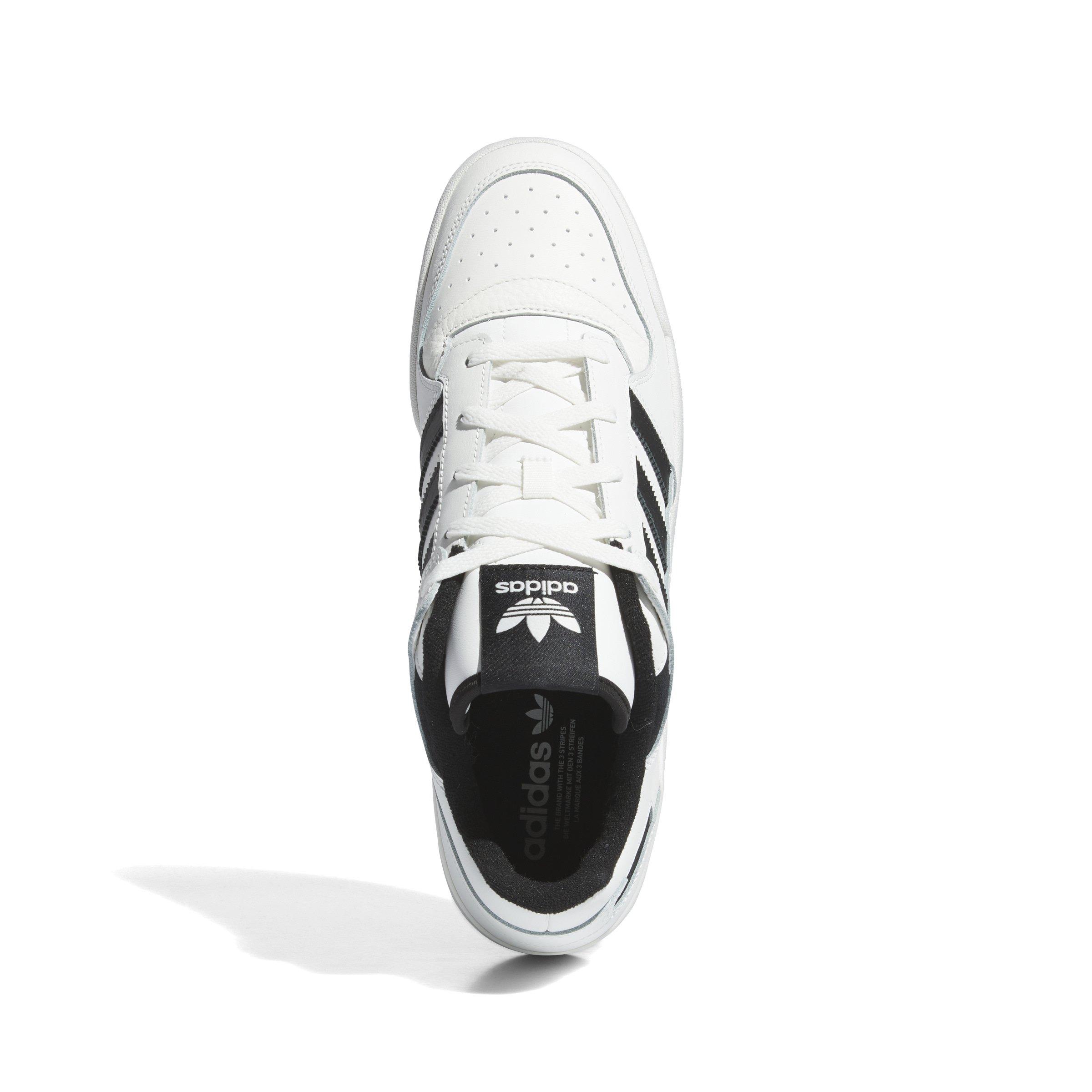 adidas Forum Low CL "Core White/Core Black/Core White" Men's Shoe - WHITE/BLACK/WHITE Thumbnail View 5