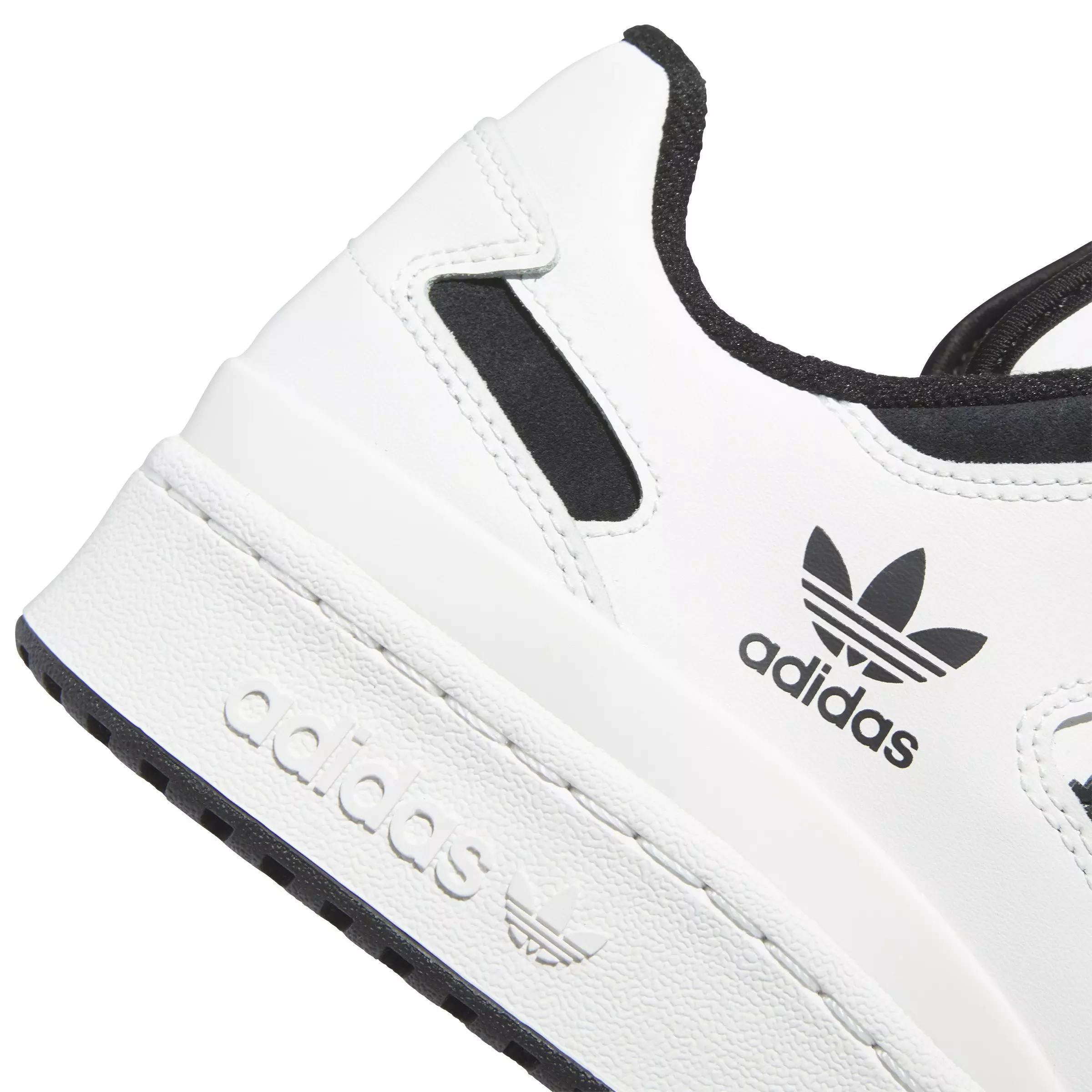 adidas Forum Low CL "Core White/Core Black/Core White" Men's Shoe - WHITE/BLACK/WHITE