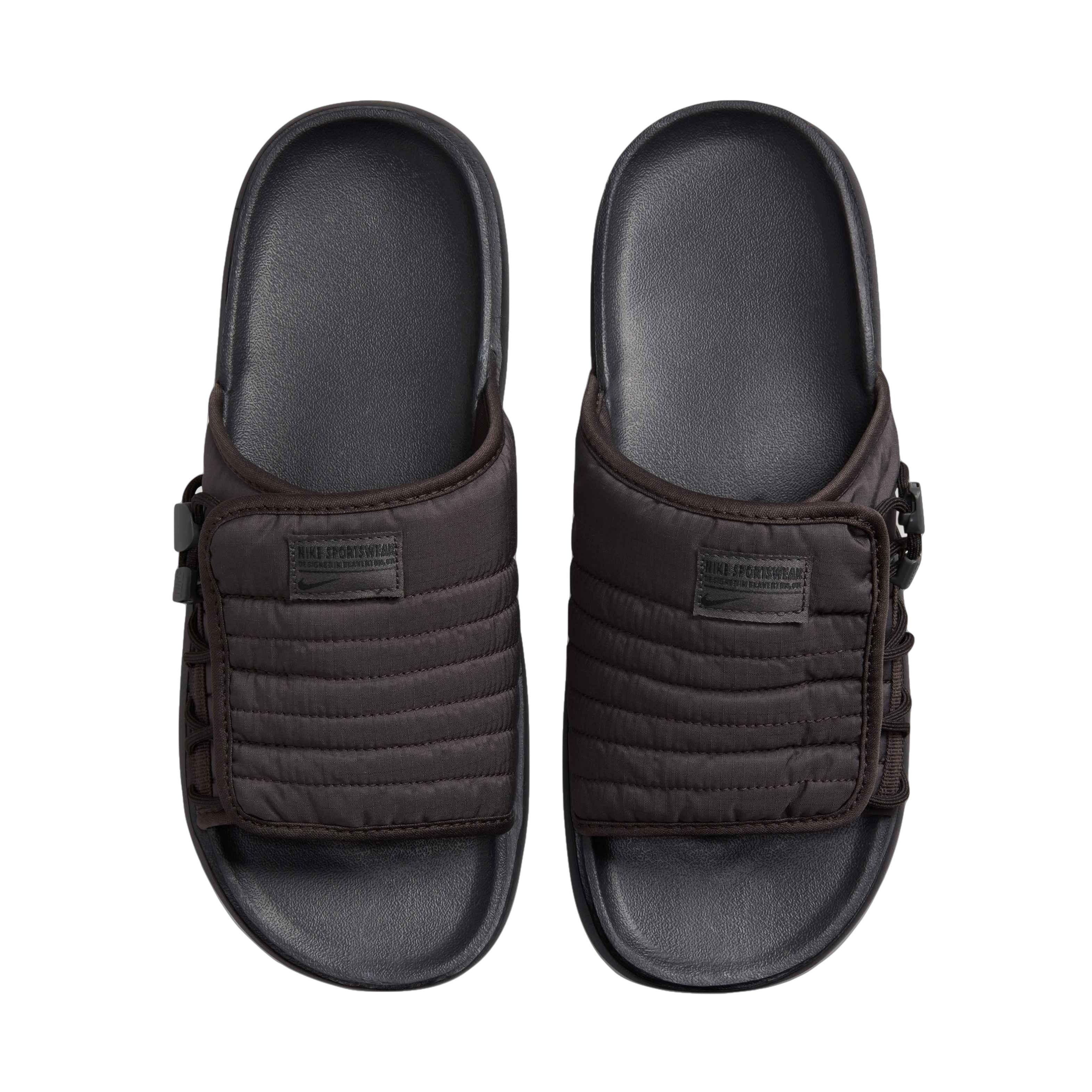 Nike Asuna 2 "Velvet Brown/Black/Medium Ash" Men's Slide - BROWN/BLACK/ASH Thumbnail View 3