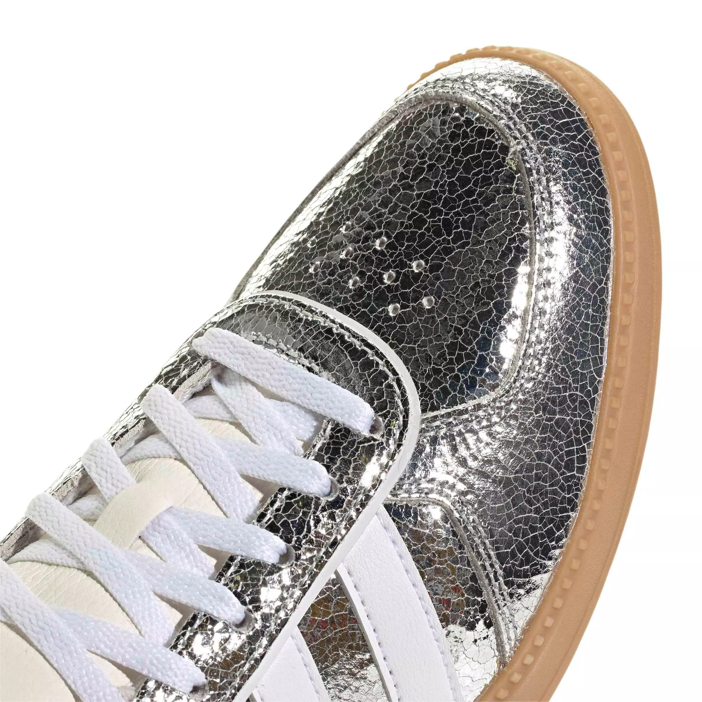 adidas Breaknet Sleek "Silver Metallic/Ftwr White/Gum 3" Women's Shoe - SILVER/WHITE/GUM