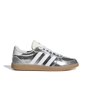 adidas Breaknet Sleek "Silver Metallic/Ftwr White/Gum 3" Women's Shoe - SILVER/WHITE/GUM