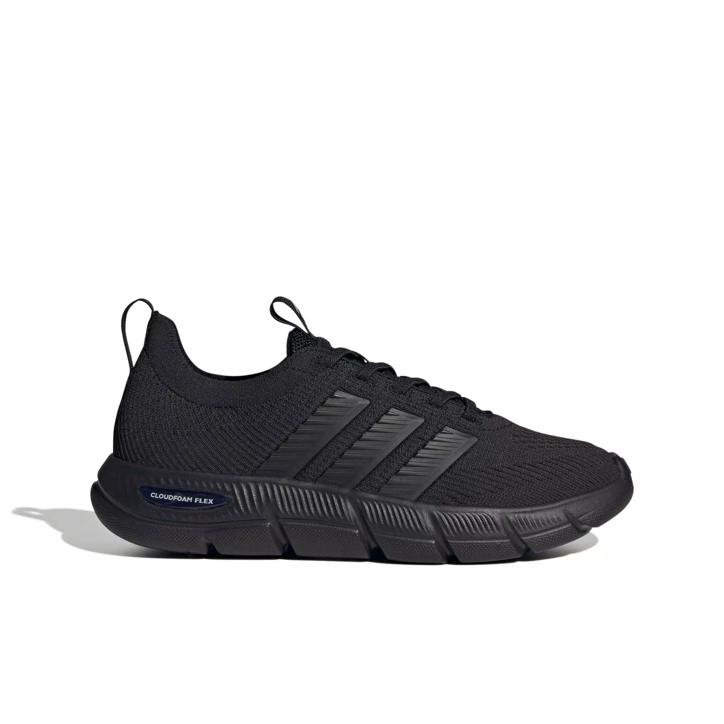 adidas Cloudfoam Flex Slounge "Core Black/Core Black/Ftwr White" Women's Shoe - BLACK/BLACK/WHITE