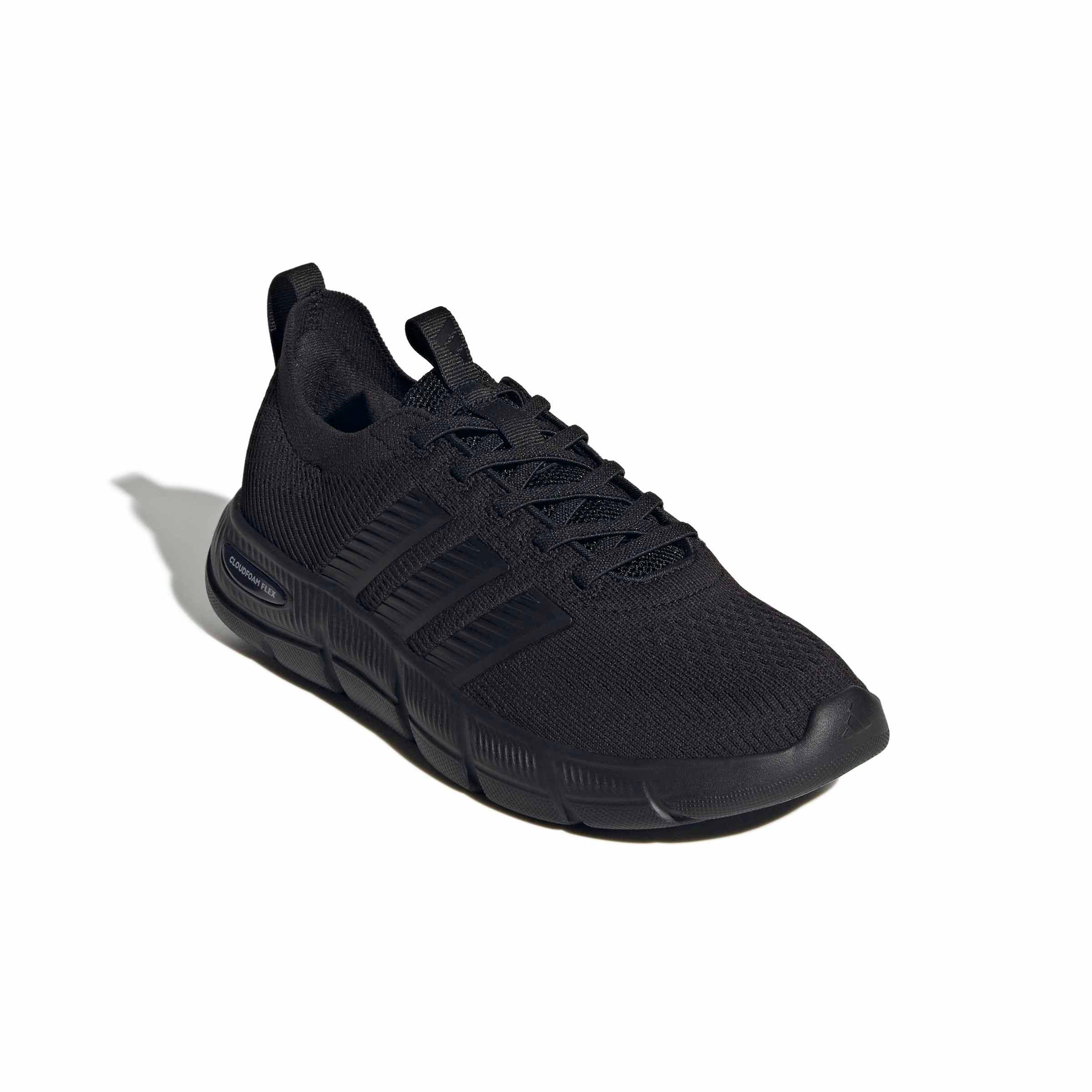 adidas Cloudfoam Flex Slounge "Core Black/Core Black/Ftwr White" Women's Shoe - BLACK/BLACK/WHITE